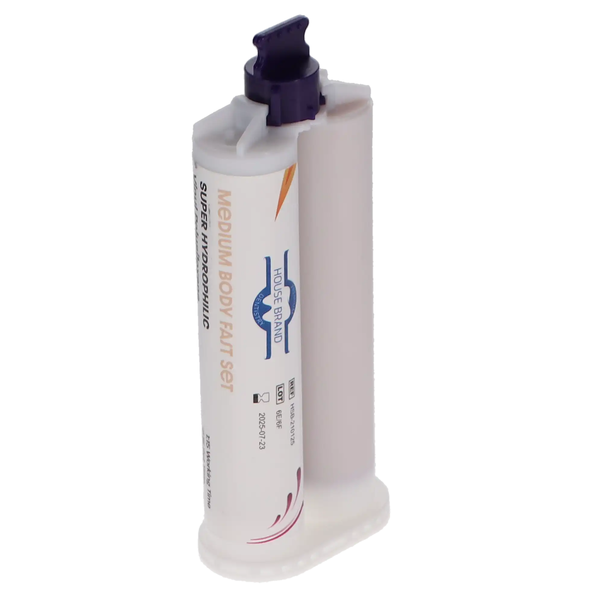 VPS Vinyl Polysiloxane Impression Material, Medium Body, Fast Set, 4/Pk, 210125