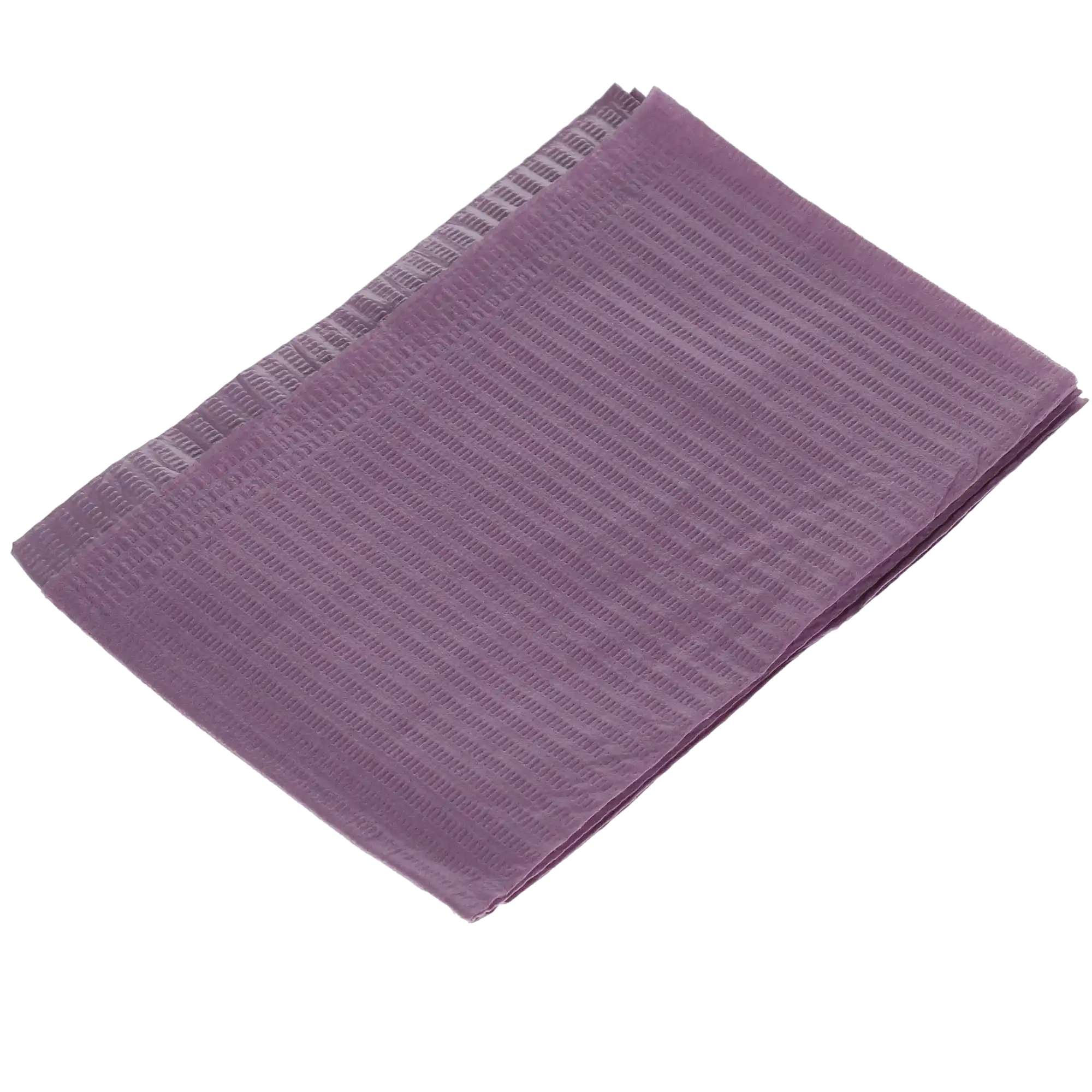 Disposable Bibs, 2+1 Ply, 13" x 18", Purple, 500/Pk, 109220