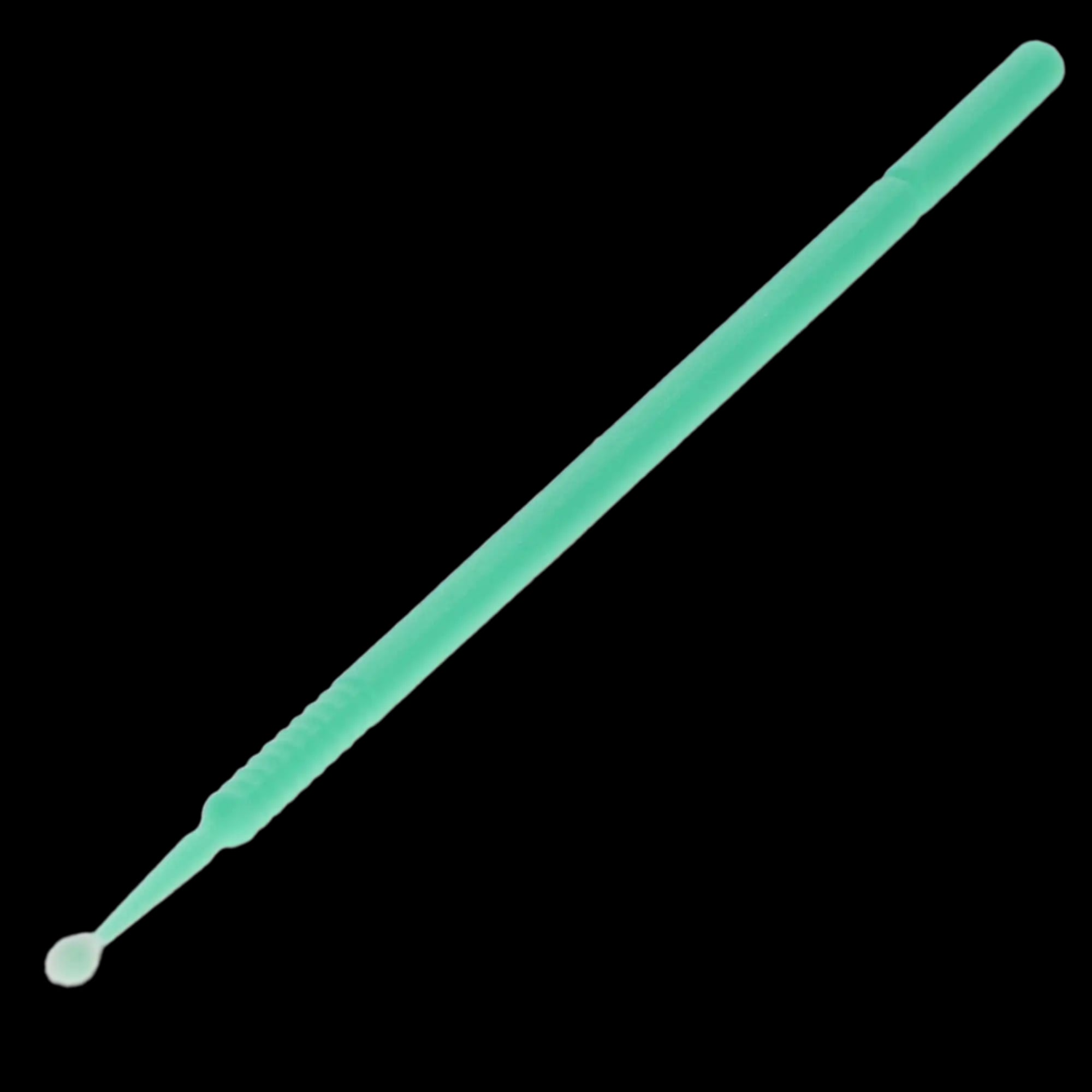 Micro-Brush Disposable Applicators, Regular, Green, 4 x 100/Pk