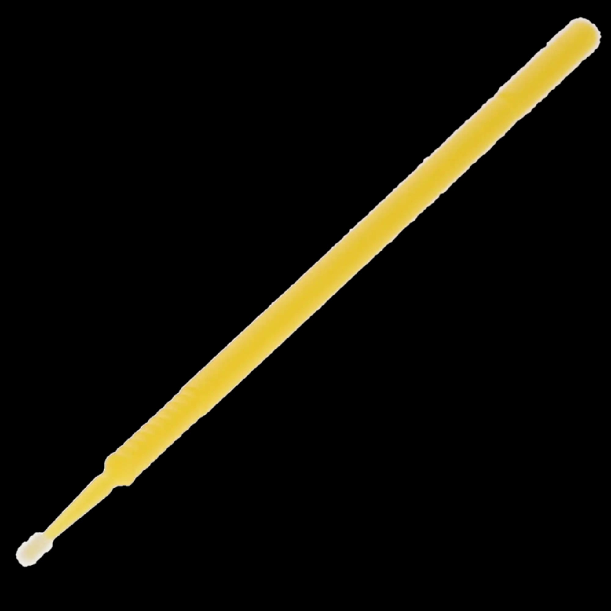 Micro-Brush Disposable Applicators, Fine, Yellow, 4 x 100/Pk