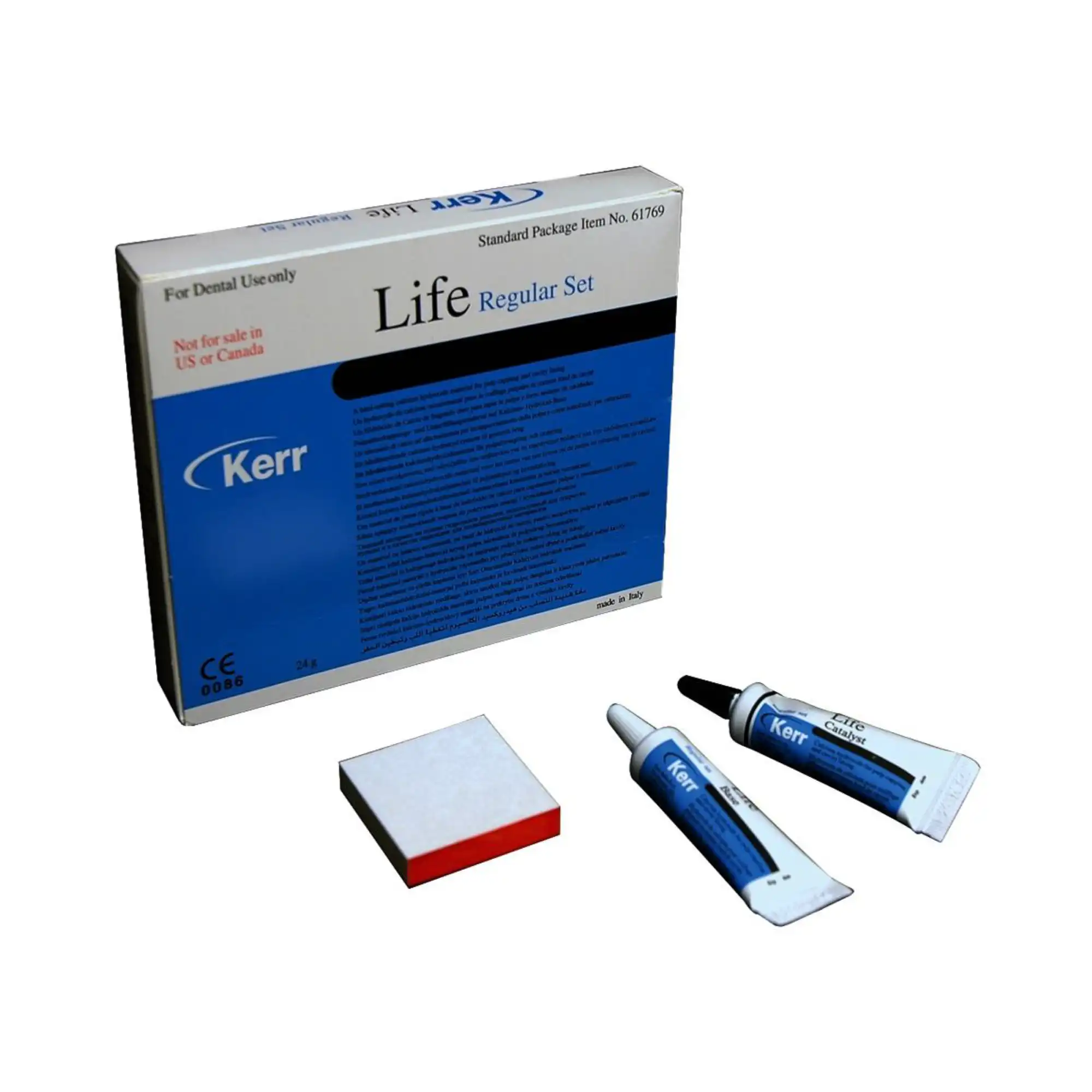 Kerr Life Cavity Liner, Regular Set Package (Base and Catalyst Pastes)