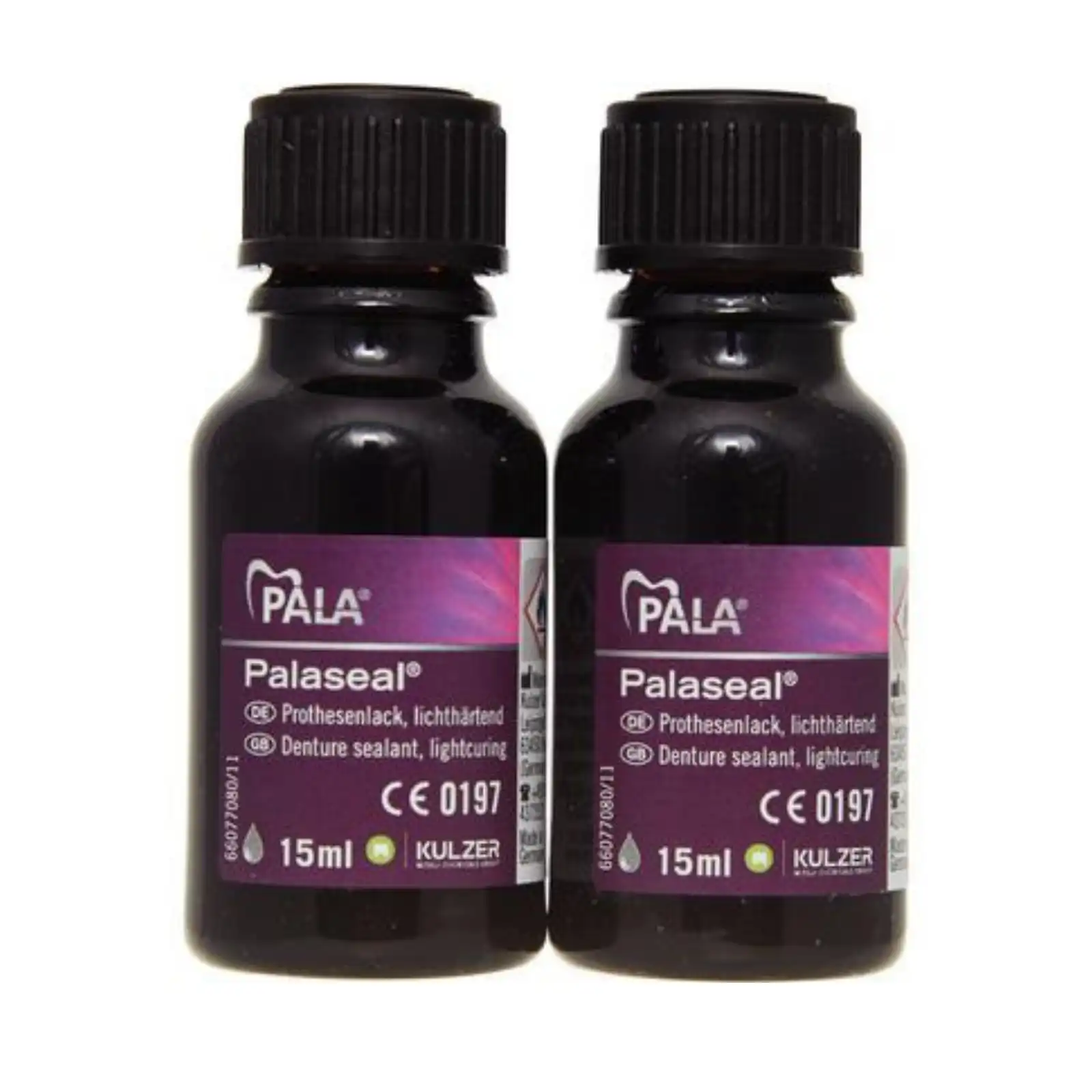 Kulzer Palaseal Light-Curing Sealant Liquid, 2 x 15 mL Bottles, 64708063