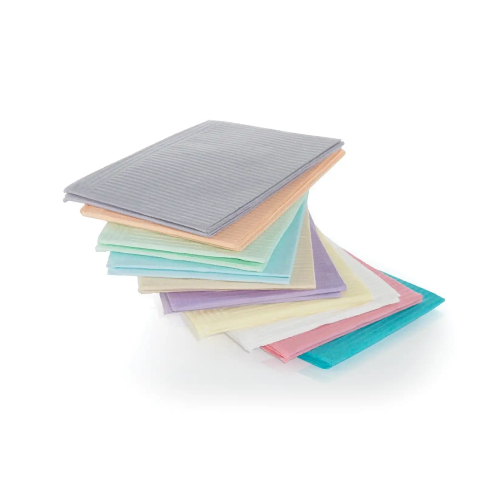 Crosstex Advantage Patient Bibs, 2-Ply Paper/1-Ply Poly, 13" x 18", White, 500/Case, WEXAWH
