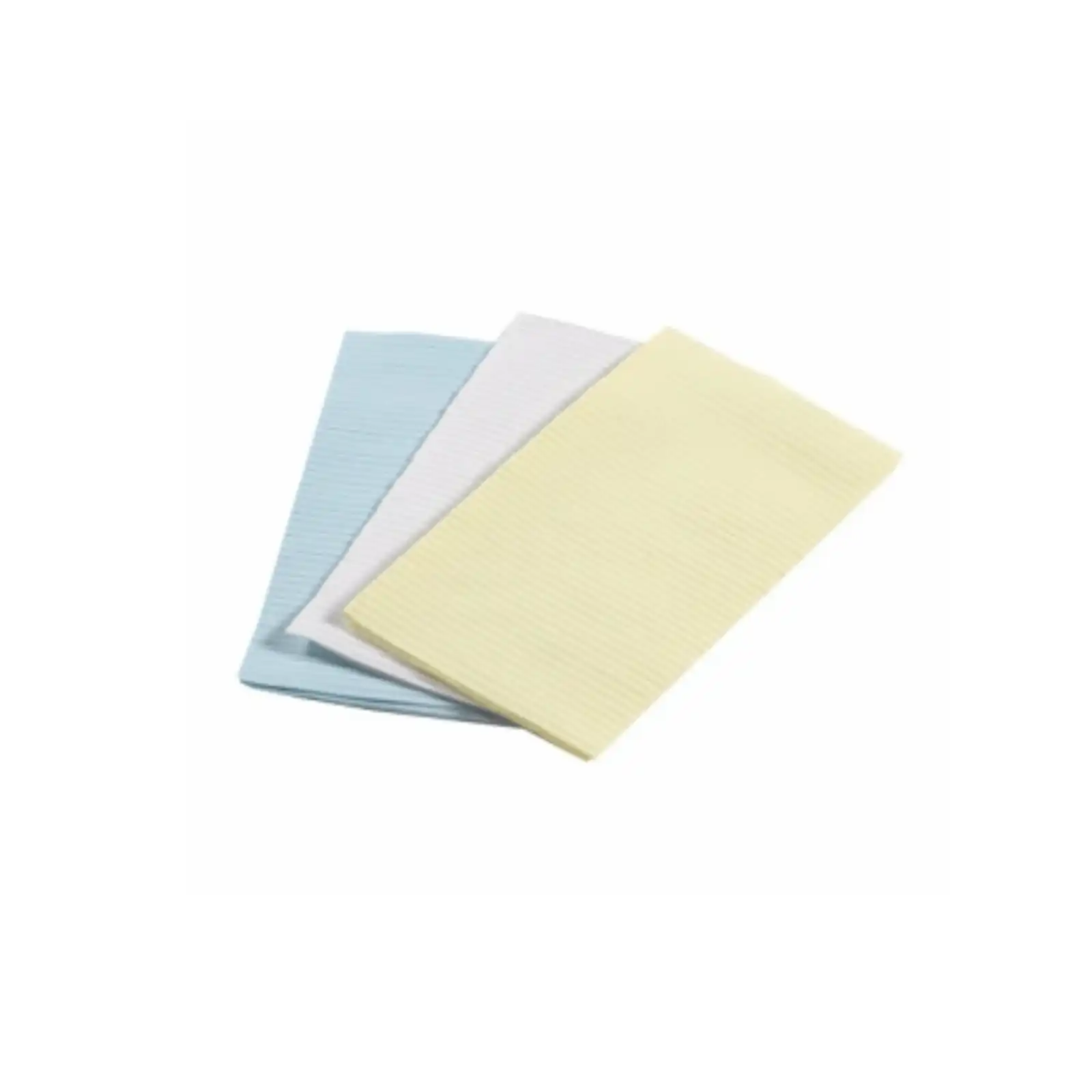 Crosstex UltraGard 2+1 Ply Patient Bibs, White, 16" x 19", 500/Case, WUXWH