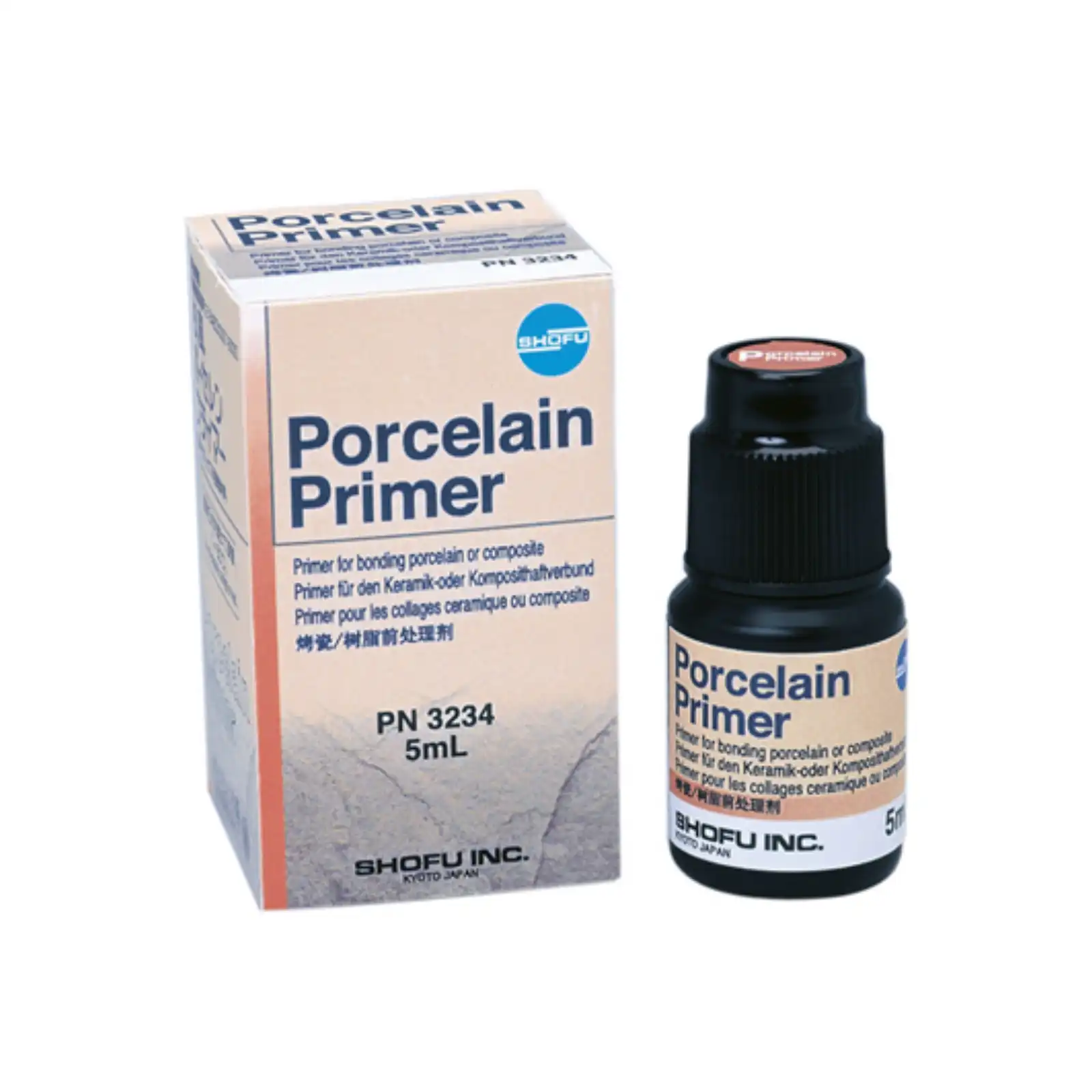 Shofu Porcelain Primer, Silane-Based Bonding Agent, 5 ml Bottle, 1/Pk