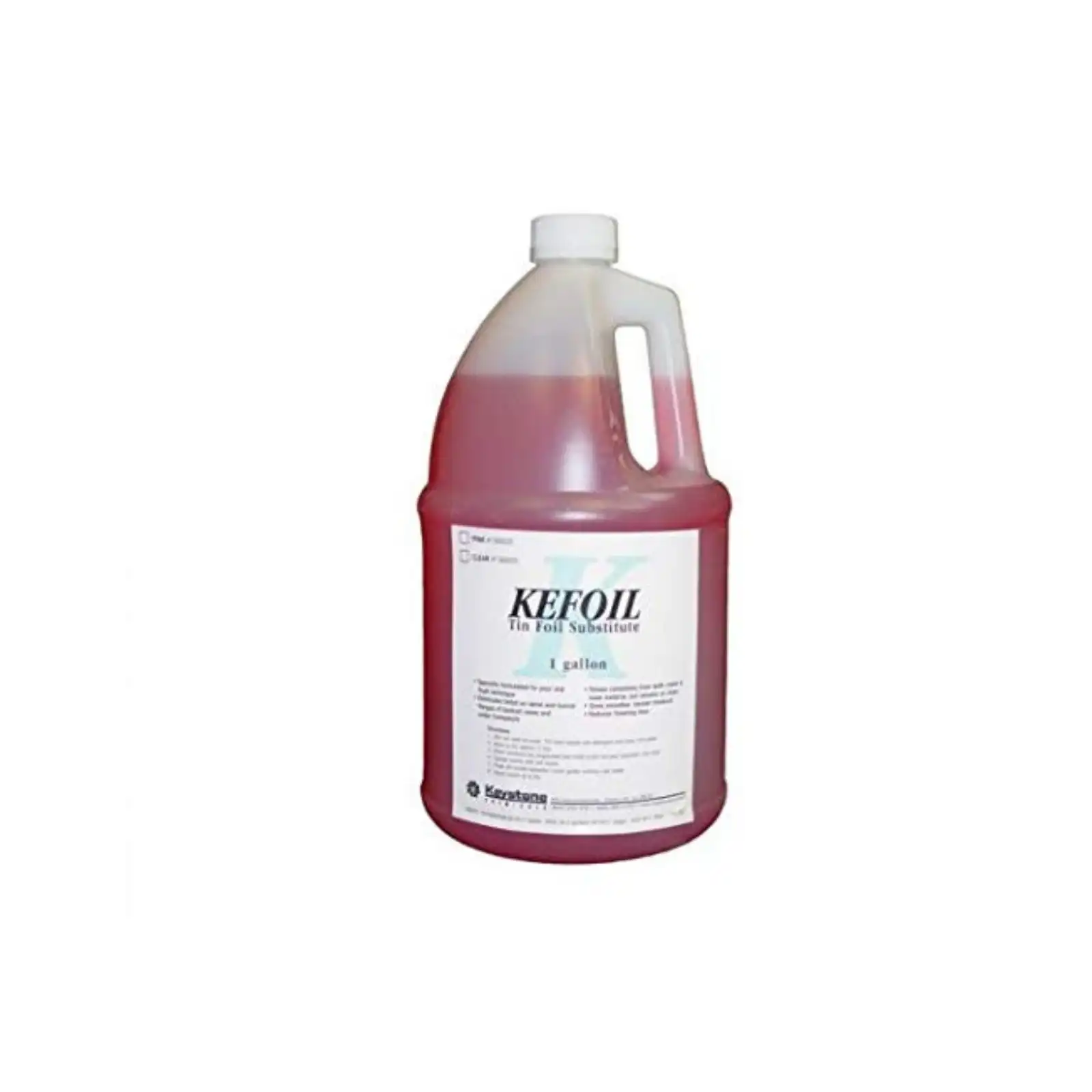 Kefoil Tin Foil Substitute, Pink Liquid, 1 Gallon, 1360025