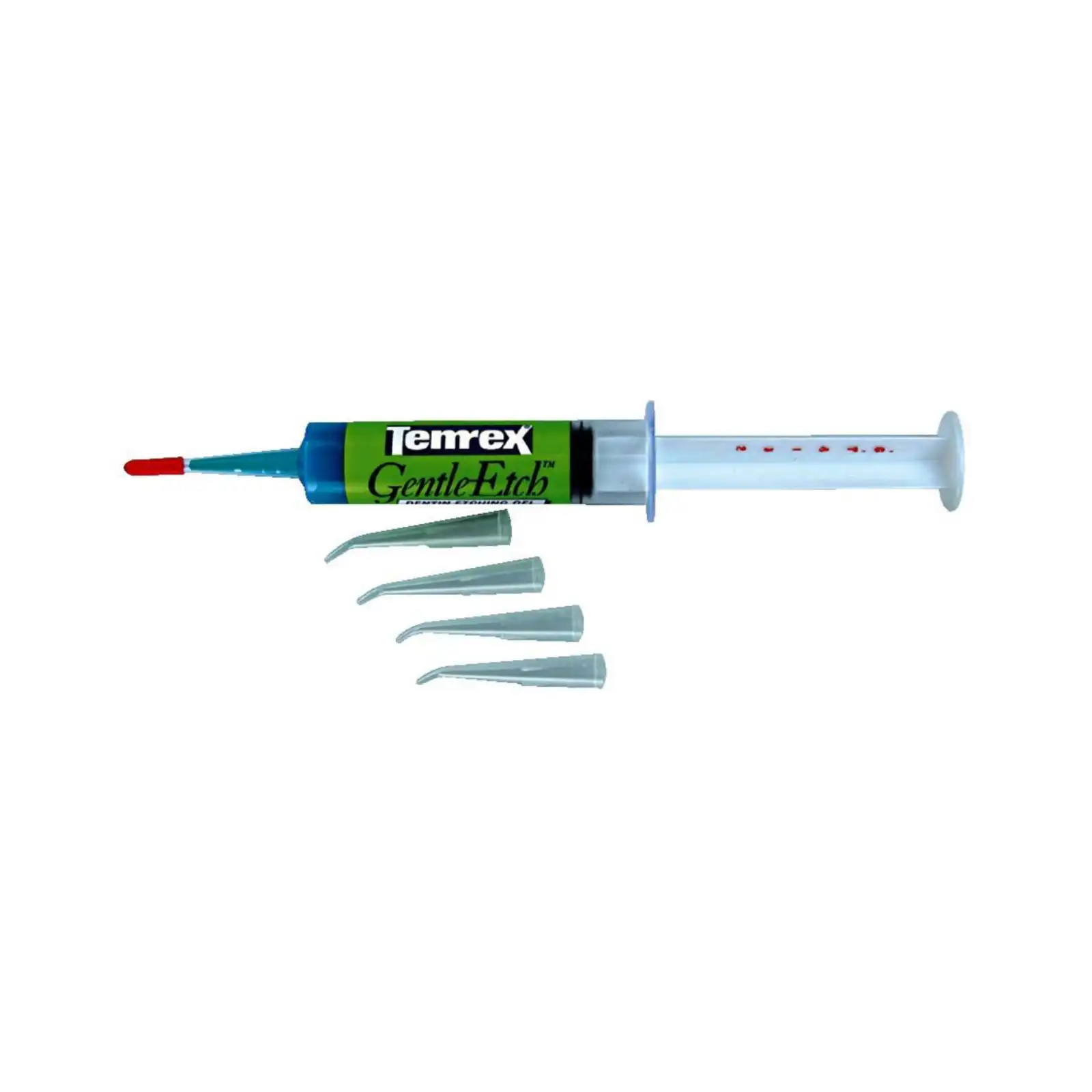 Temrex Gentle-Etch Syringe, 37% Phosphoric Acid Etching Gel, 12g Syringe