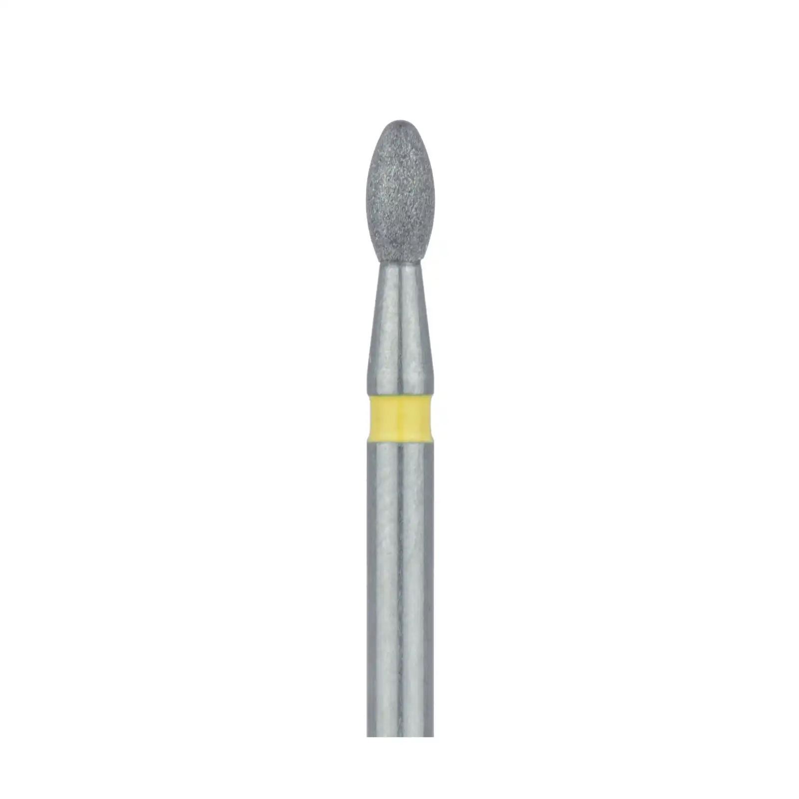 Meisinger Multi-Use Diamond Burs, FG, Football, #833C, 1.8 mm, Extra Fine, Yellow, 5/Pk, 833C-018-FG