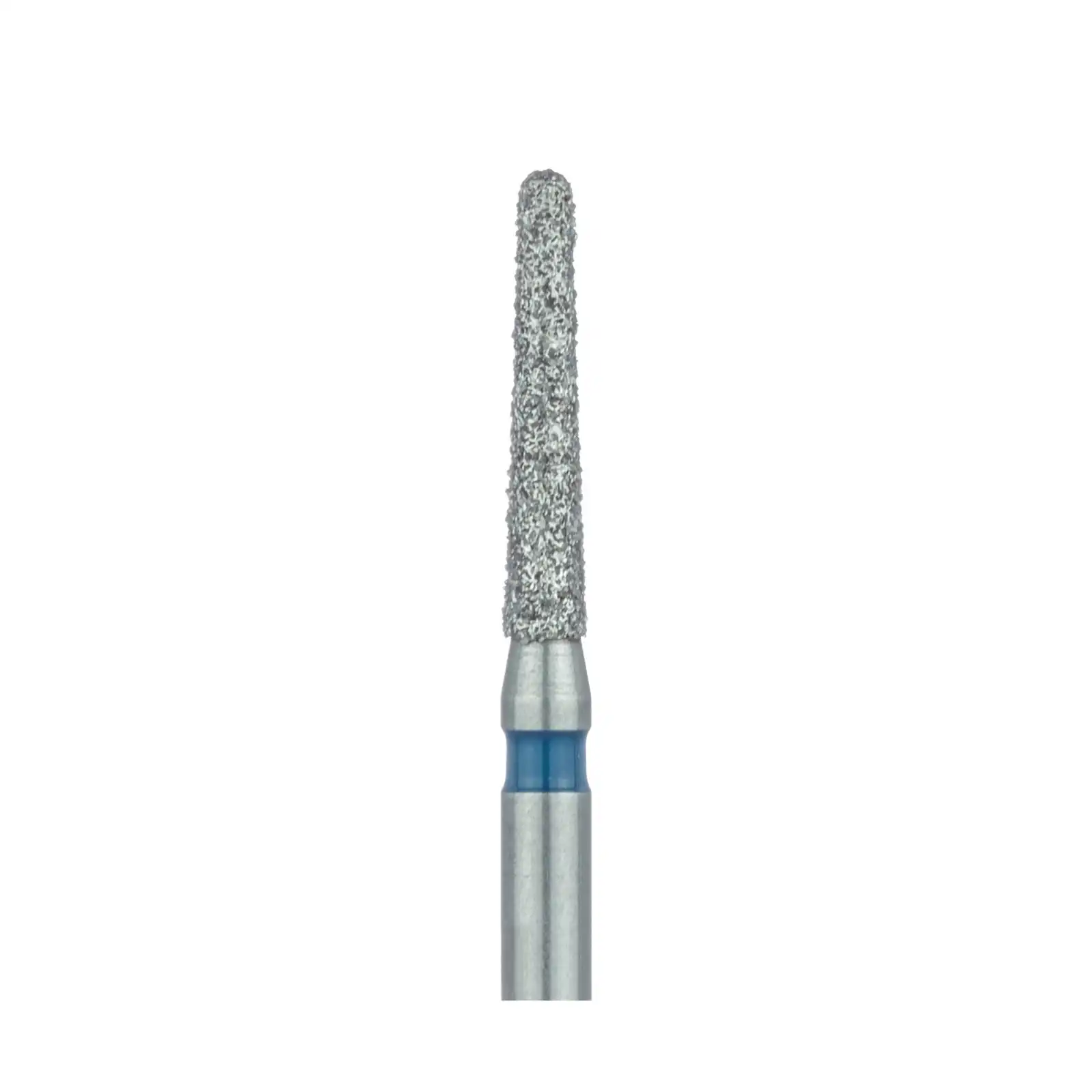 Meisinger Multi-Use Diamond Burs, FG, Round End Taper Chamfer, #856, 1.6 mm, Medium Grit, Blue Ring, 5/Pk, 856-016-FG