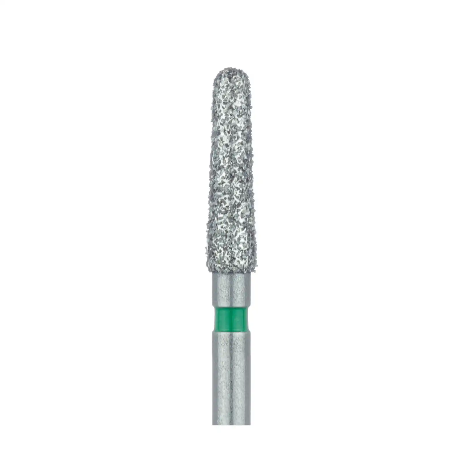 Meisinger Multi-Use Diamond Burs, FG, Round End Taper Chamfer, # 856G, 2.1 mm, Coarse, Green, 5/Pk, 856G-021-FG