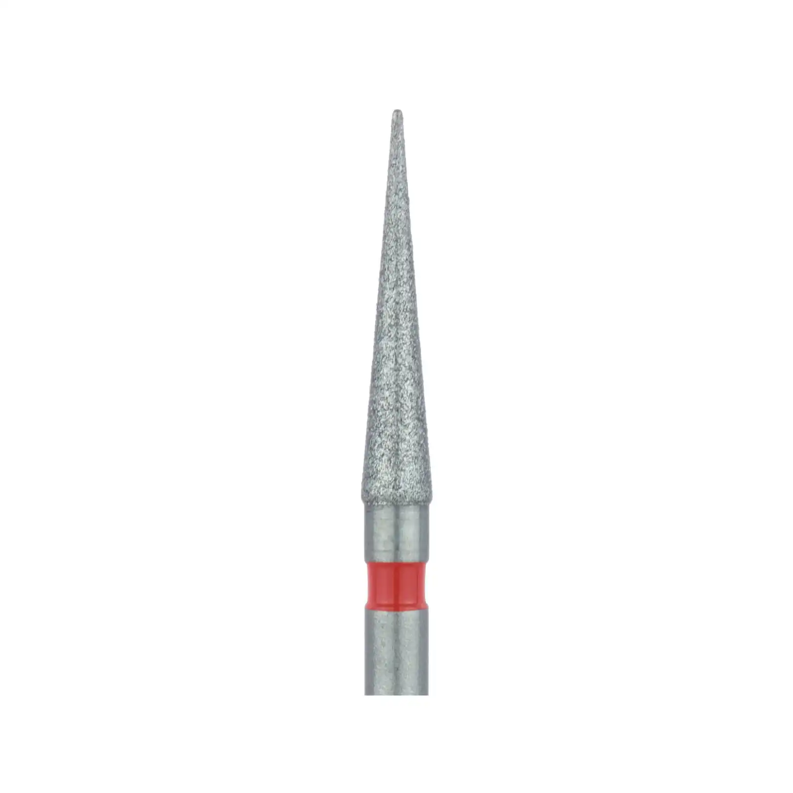 Meisinger Multi-Use Diamond Burs, FG, Long Needle, #859F, 1.8 mm, Fine Grit, Red Ring, 5/Pk, 859F-018-FG
