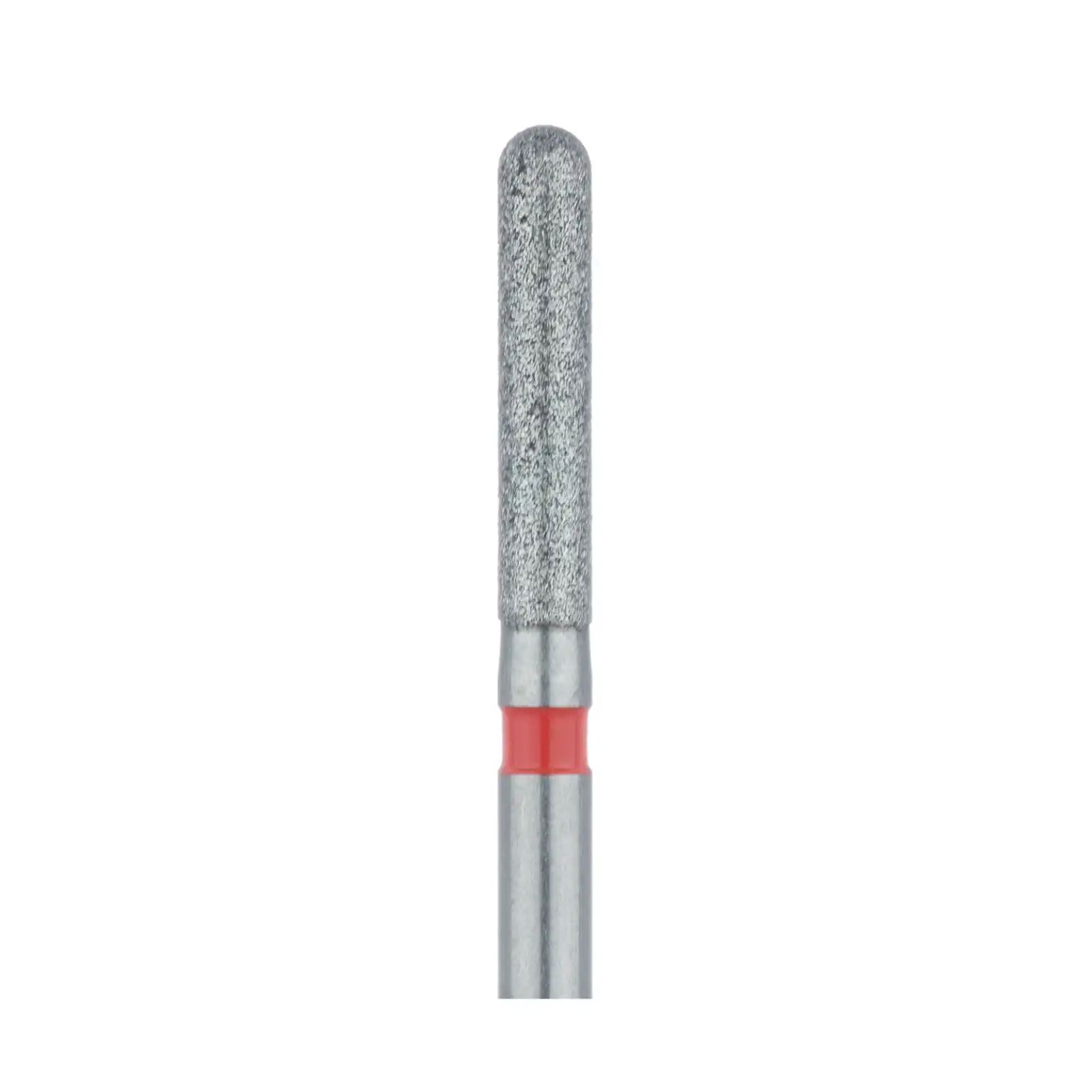 Meisinger Multi-Use Diamond Bur, FG, Round End Cylinder, #881F, 1.8 mm, Fine Grit, Red, 5/Pk, 881F-018-FG