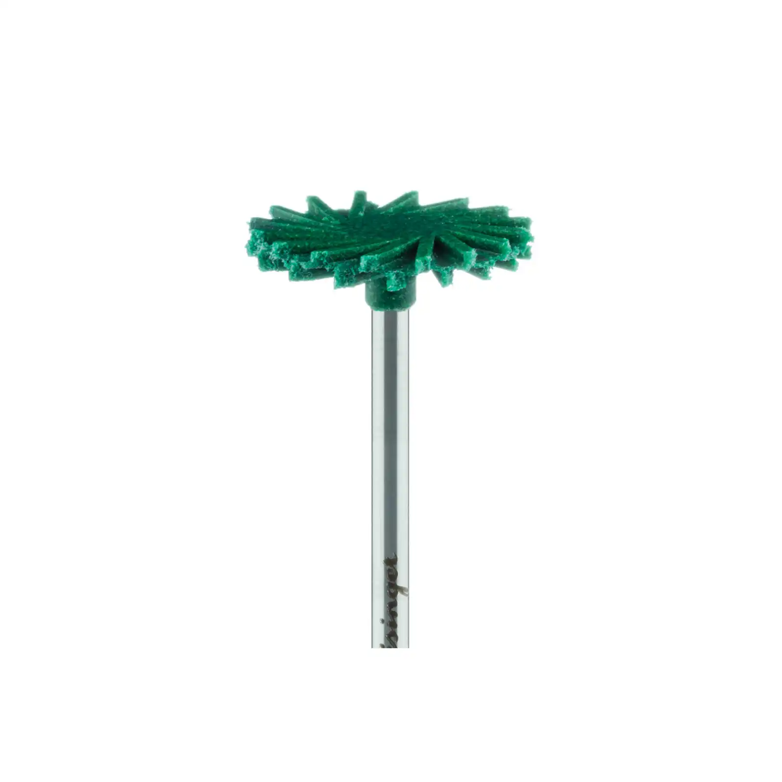 Meisinger LUSTER Twist Porcelain Polisher, 17 mm, Coarse, Green, HP Shank, 2/Pkg, 9771G-170-HP