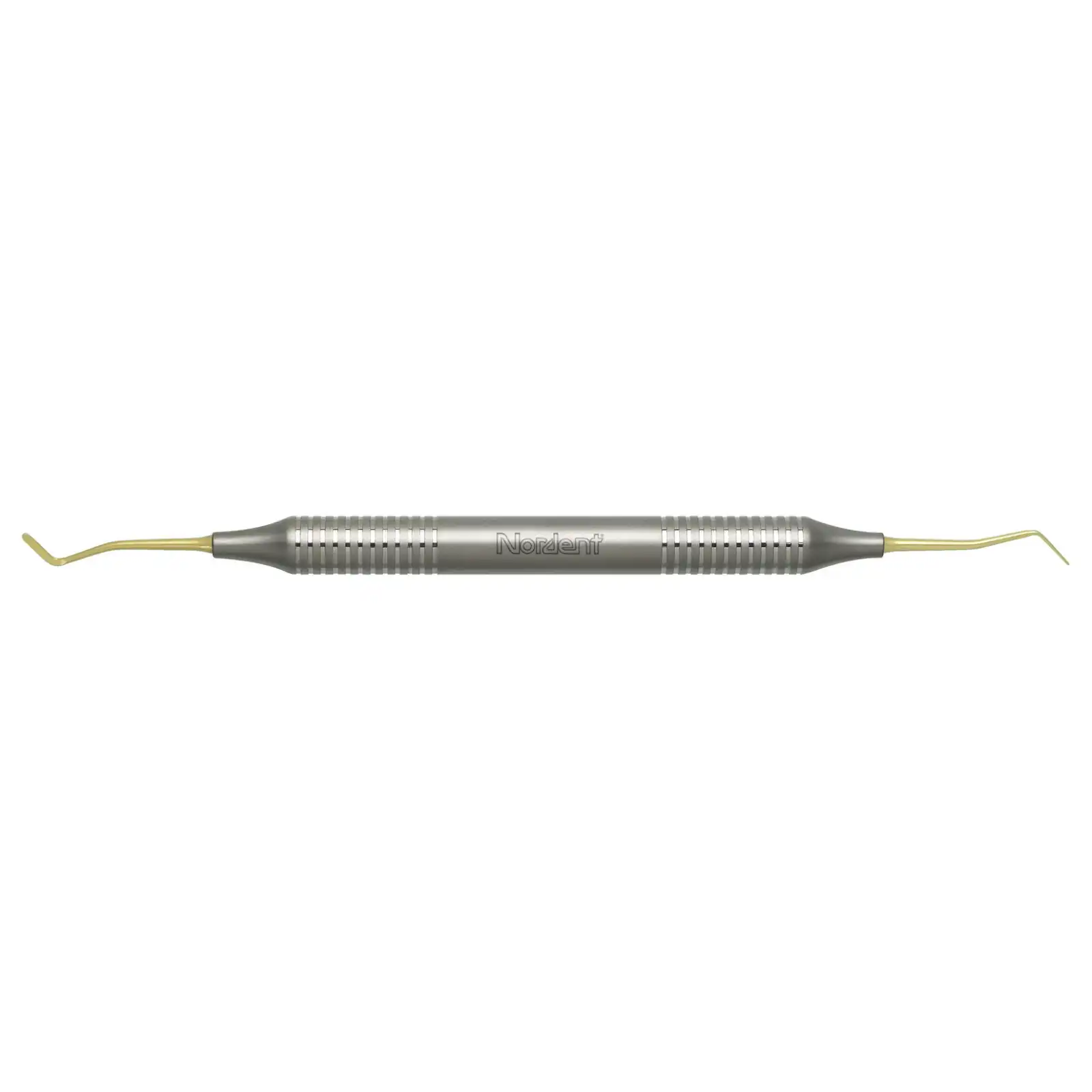 Nordent Composite Placement Double Paddle Instrument #8A, TiN Coated, DuraLite Handle, Round
