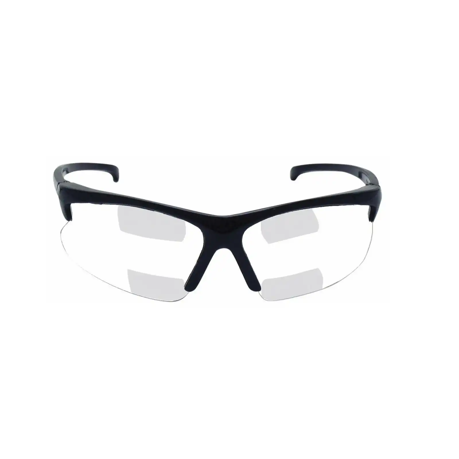 KleenGuard V60 Nemesis Readers Safety Eyewear, Clear Lenses, +2.0 Diopter, Black Frame