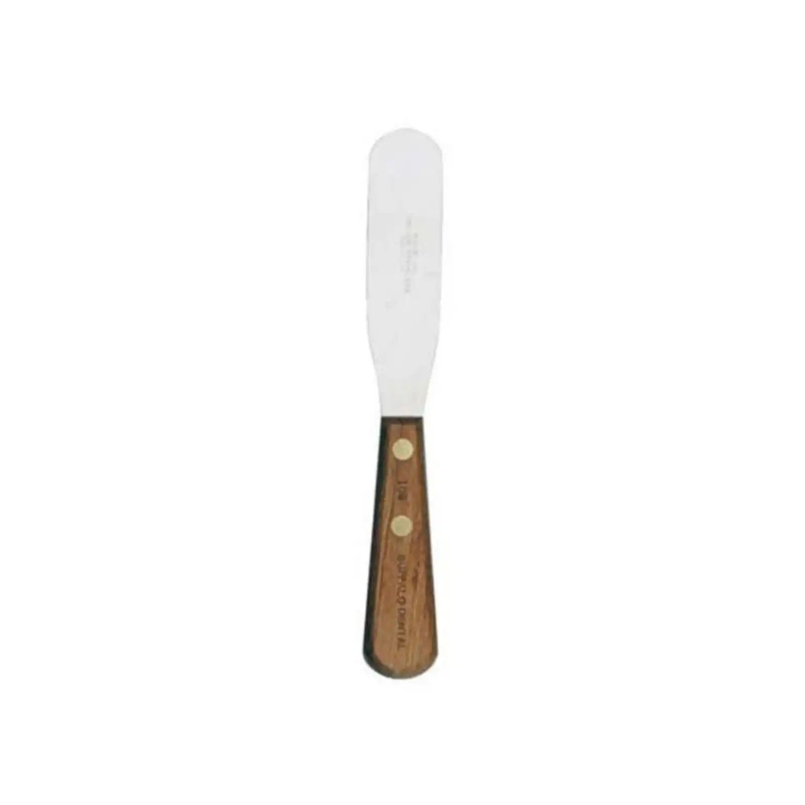 Buffalo Dental Plaster Spatula #10R, 4.25" Extra-Stiff Blade, Rosewood Handle, 79410