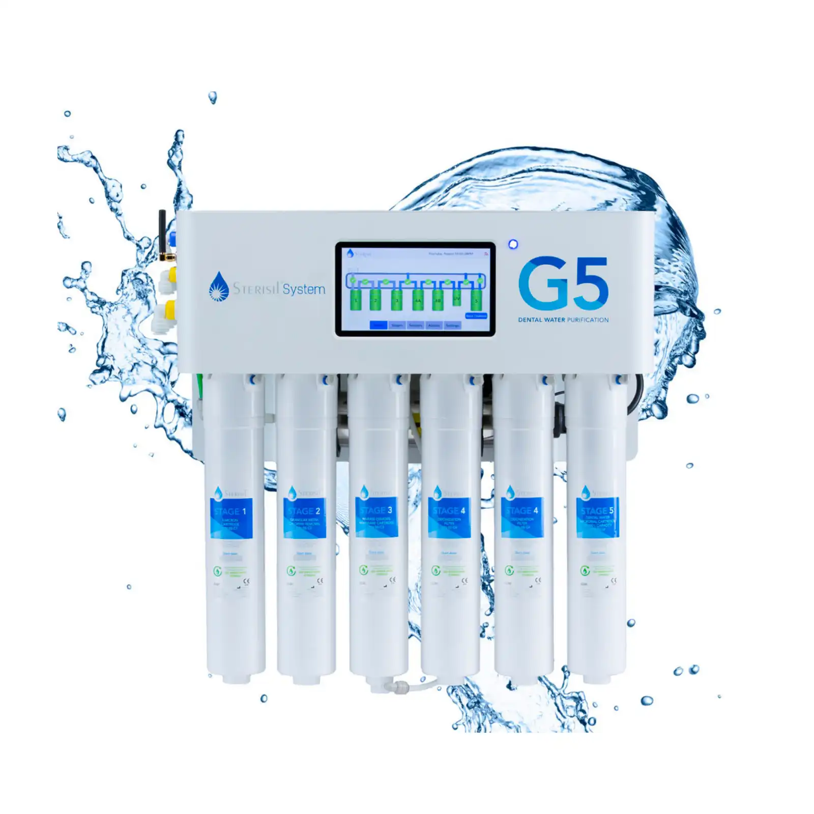 Sterisil Stage 5 EPA Registered Microbiological Cartridge, 1000L Capacity, for G5 Dental Water Purification System