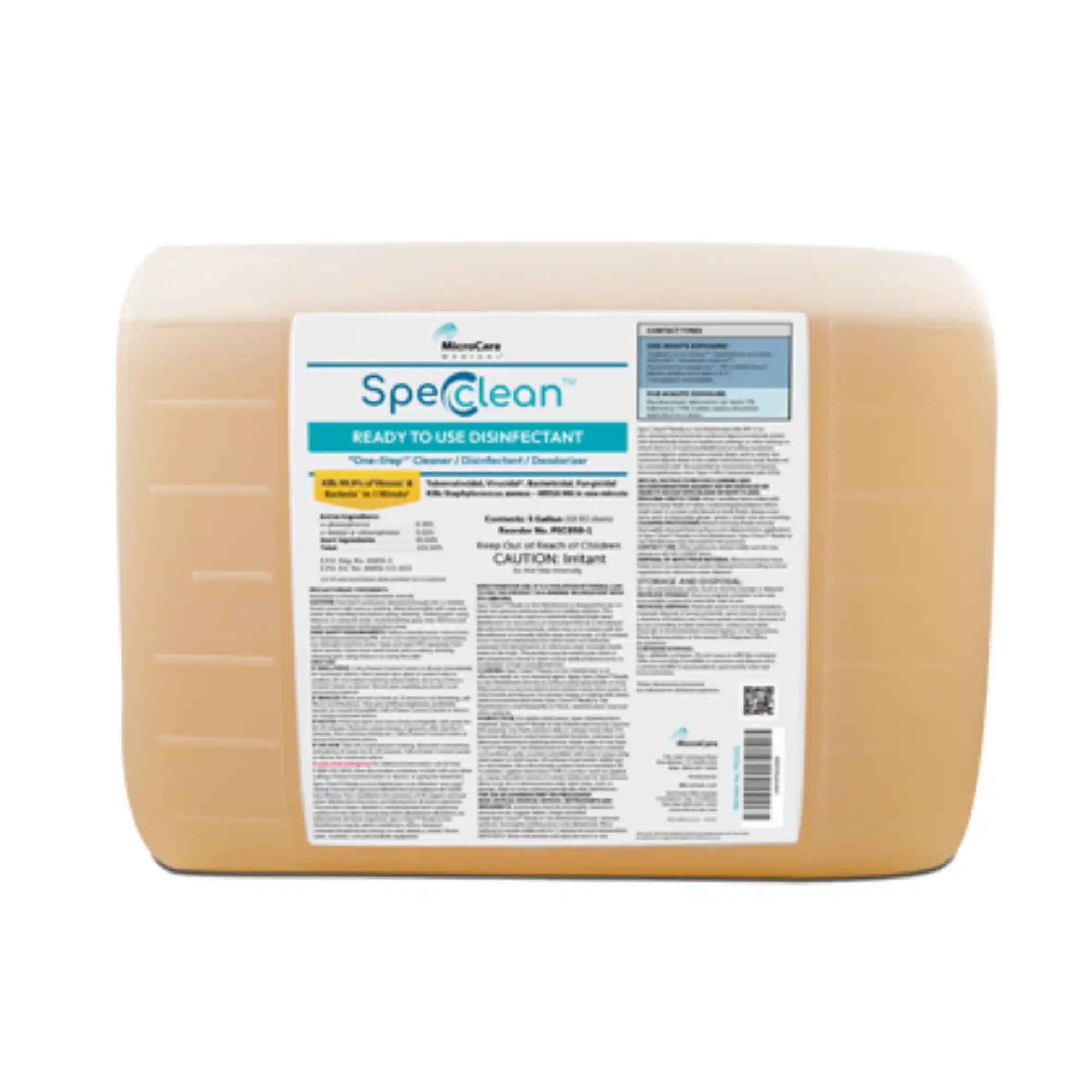 Spec Clean (formerly ProSpray) Ready-to-Use Surface Disinfectant/Cleaner, 5 Gallon Refill with Spigot, PSC050