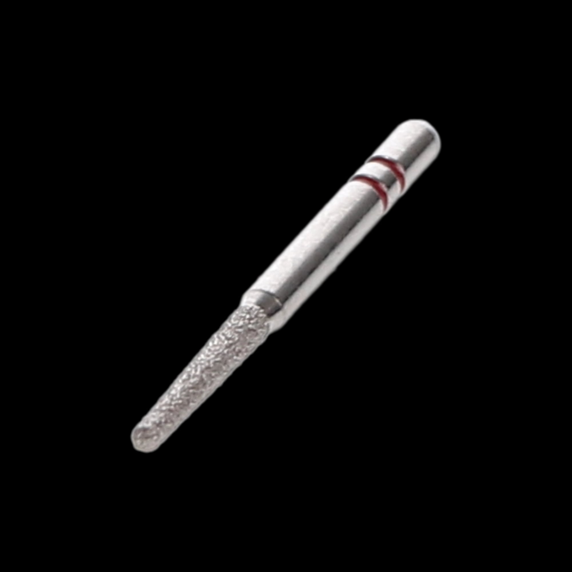 Two Striper Diamond Burs, FG, Round-End Taper, 782.8, 1.5 mm, Fine, Red, 5/Pk, 2015434