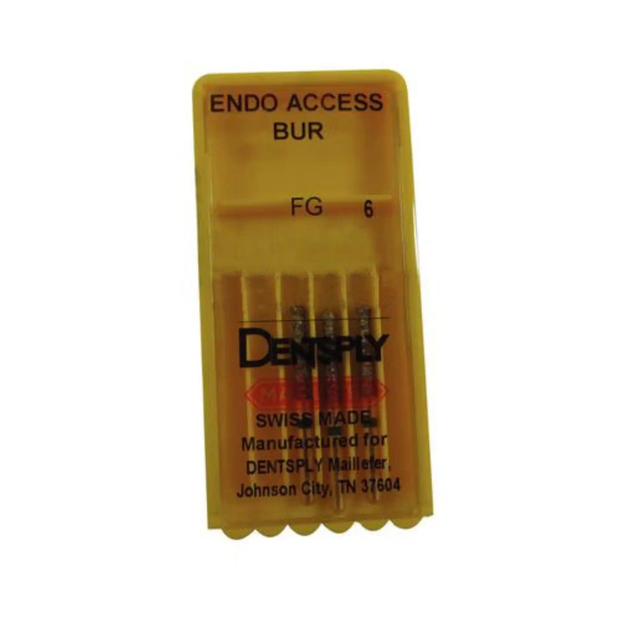Dentsply Sirona Endo-Access Bur #6, Friction Grip, 21 mm, 3/Pkg, 668802