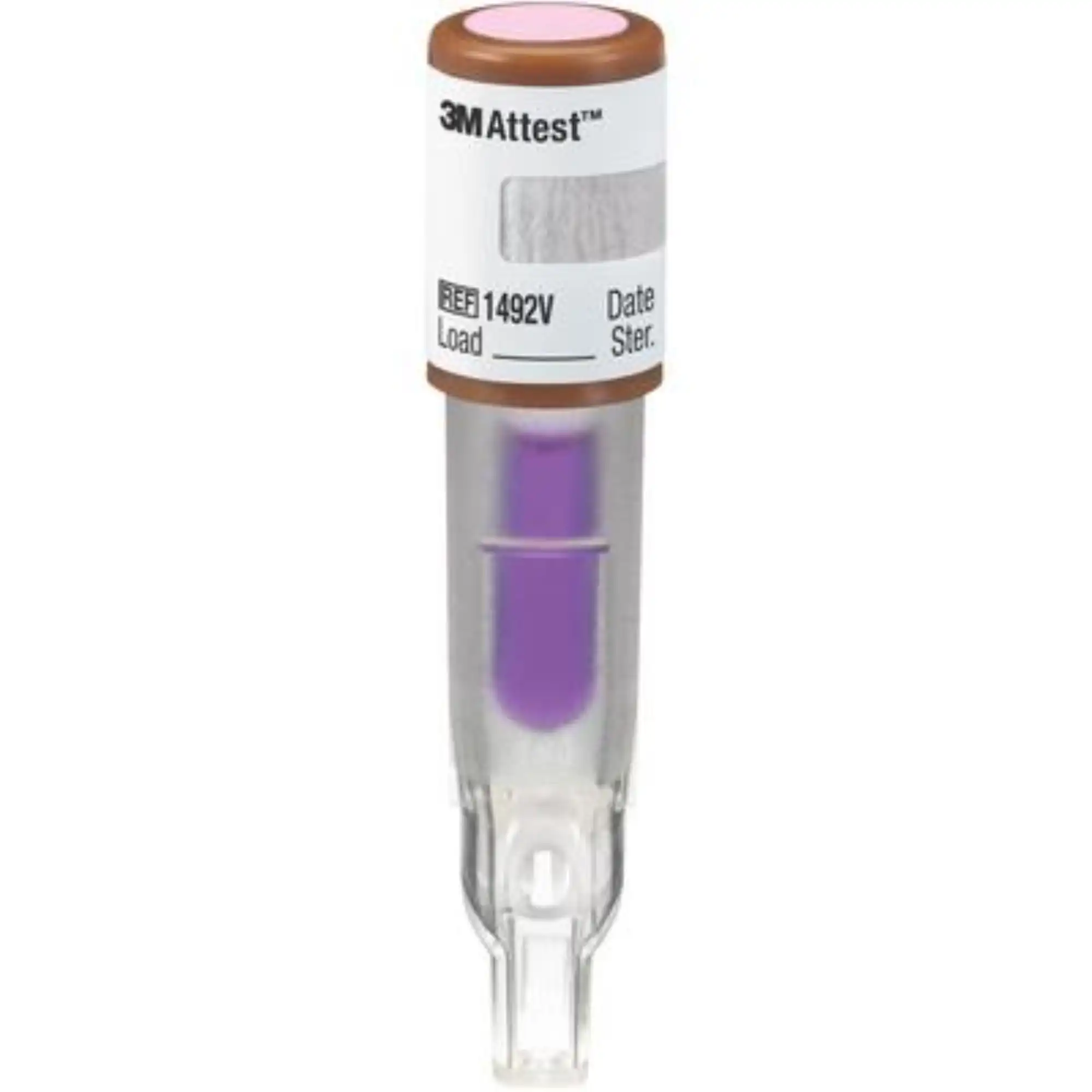 3M Attest Super Rapid Readout Biological Indicator 1491, Gravity Displacement Steam Cycles, 50/Box, 1491-LS