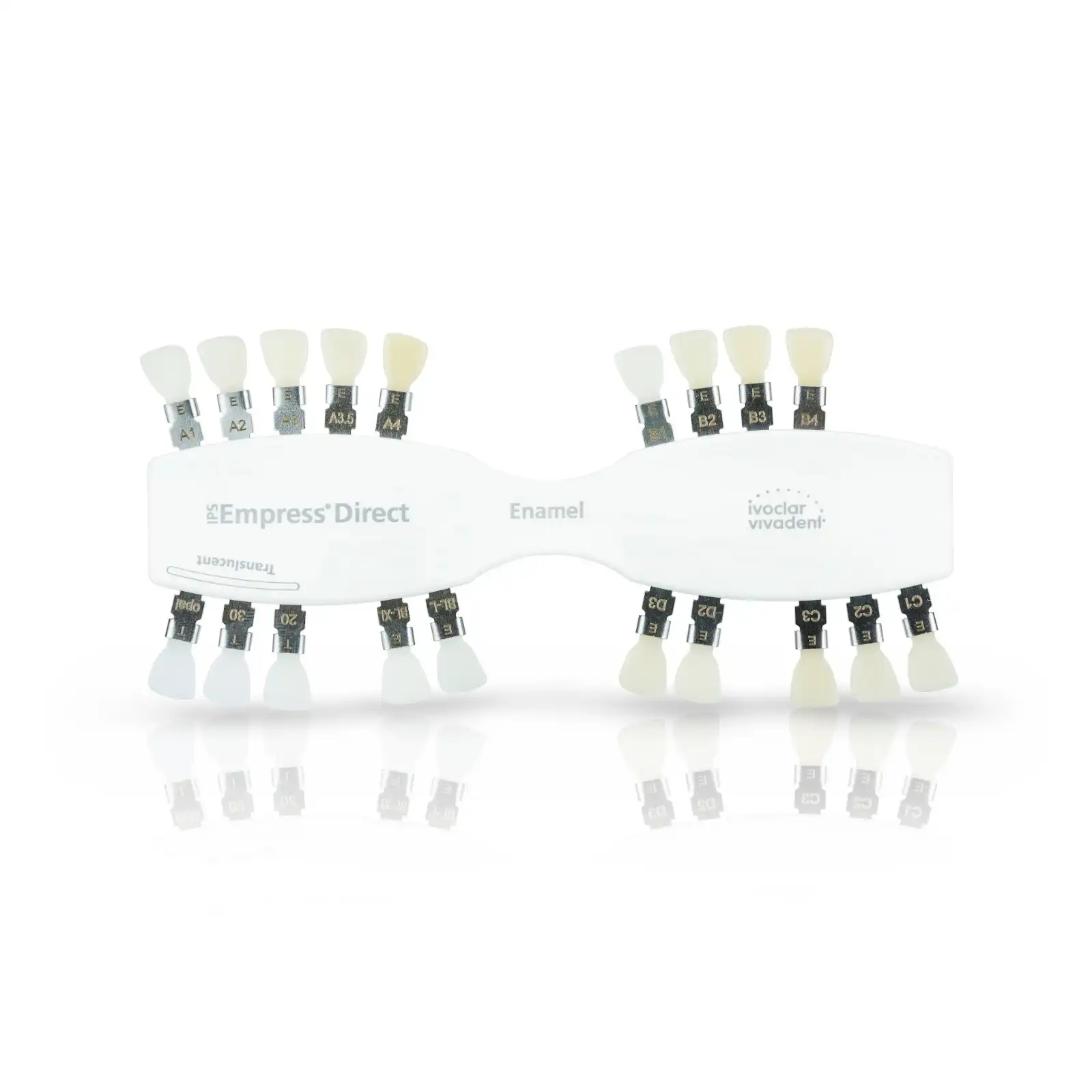 IPS Empress Direct Shade Guide, Enamel/Translucent, 19 Shades, 1/Pk, 627215