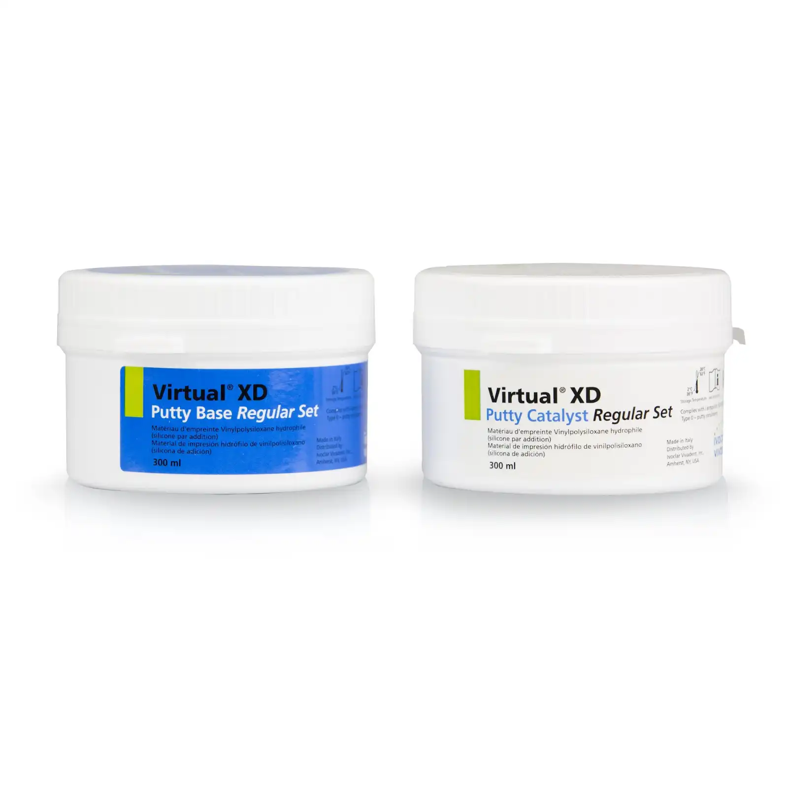 Vivadent Virtual XD Putty Refill RS, Regular Set, 300mL, 646466