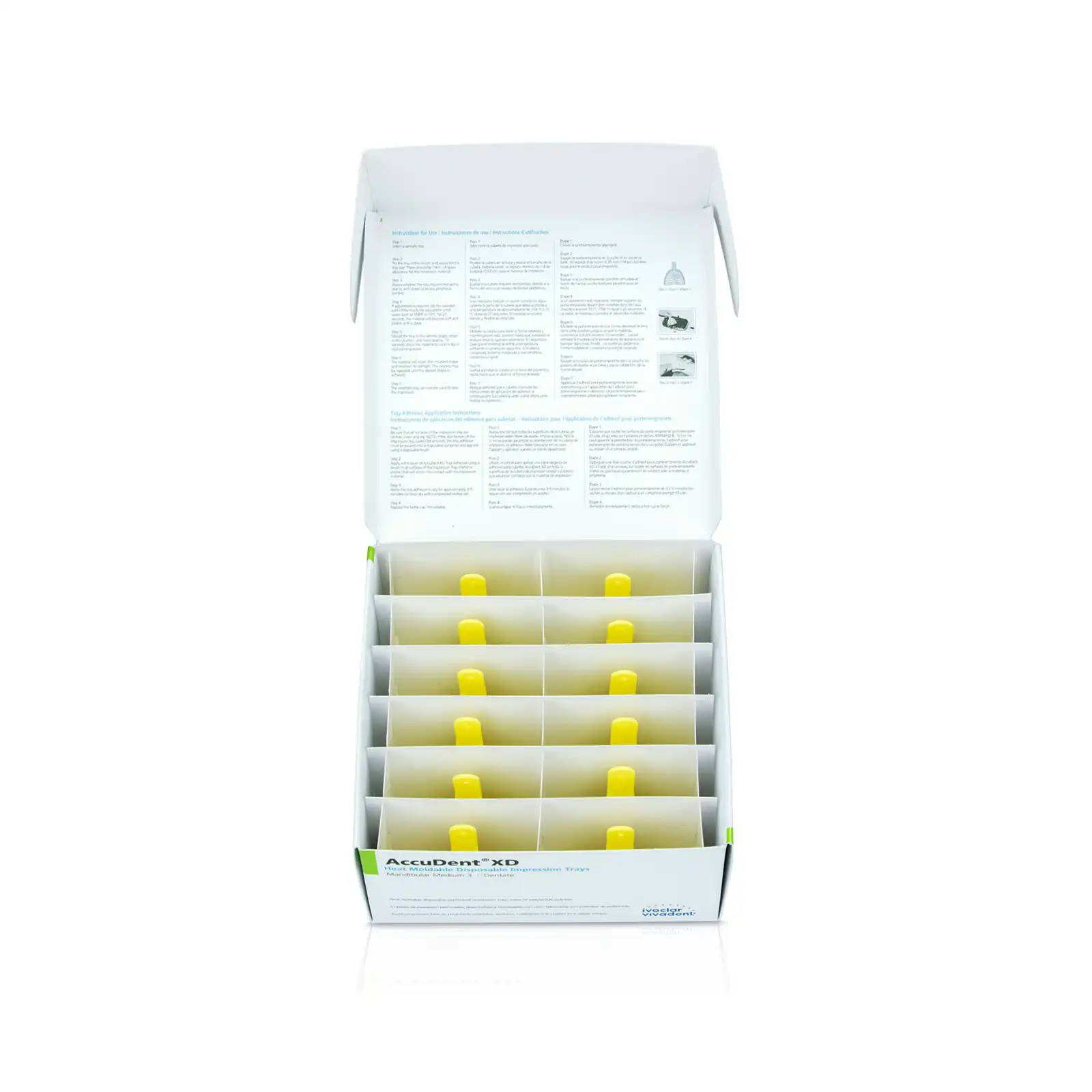 AccuDent XD Dentate Trays #4, 12/Pk, 673707