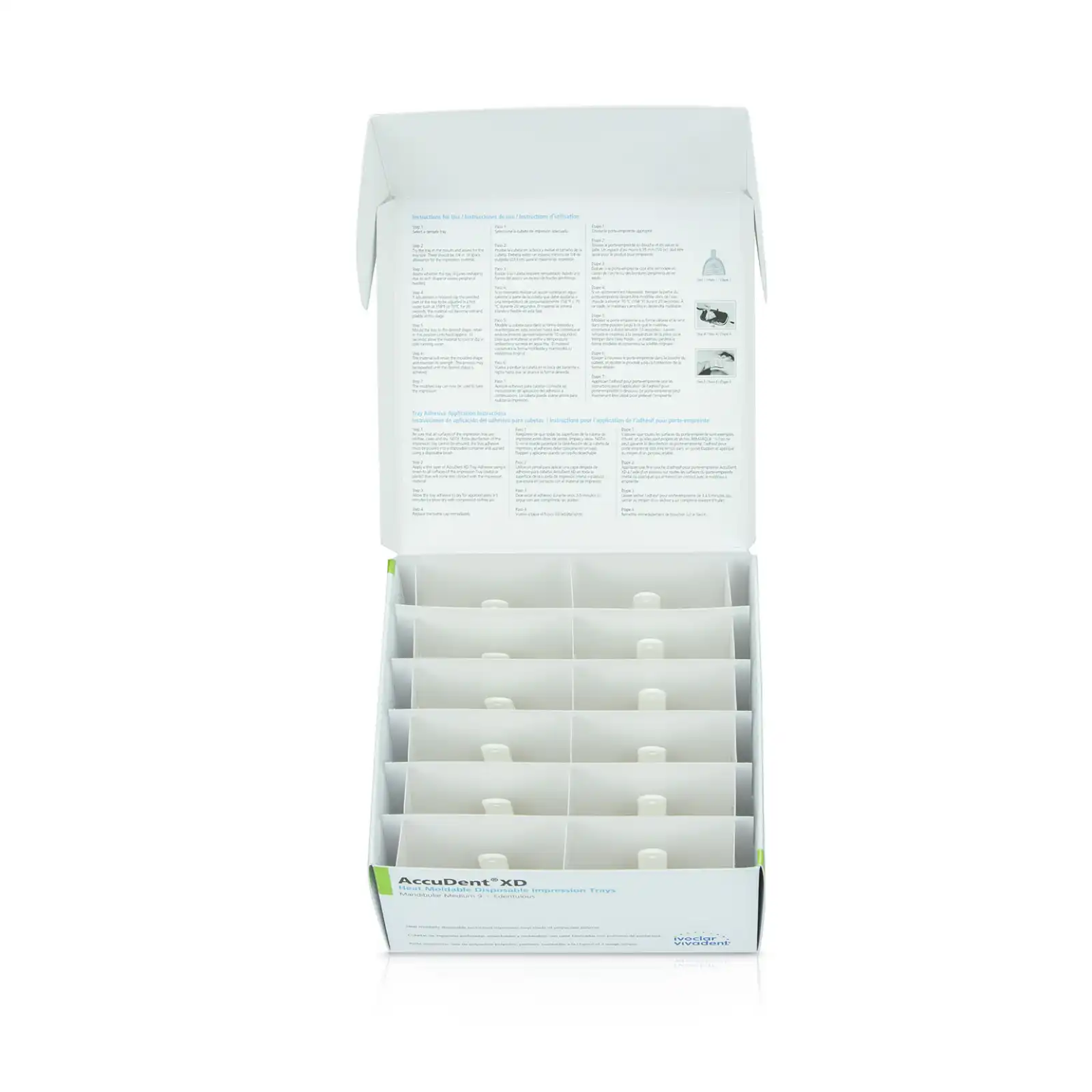 AccuDent XD Edentulous Trays #7, 12/Pk, 673710