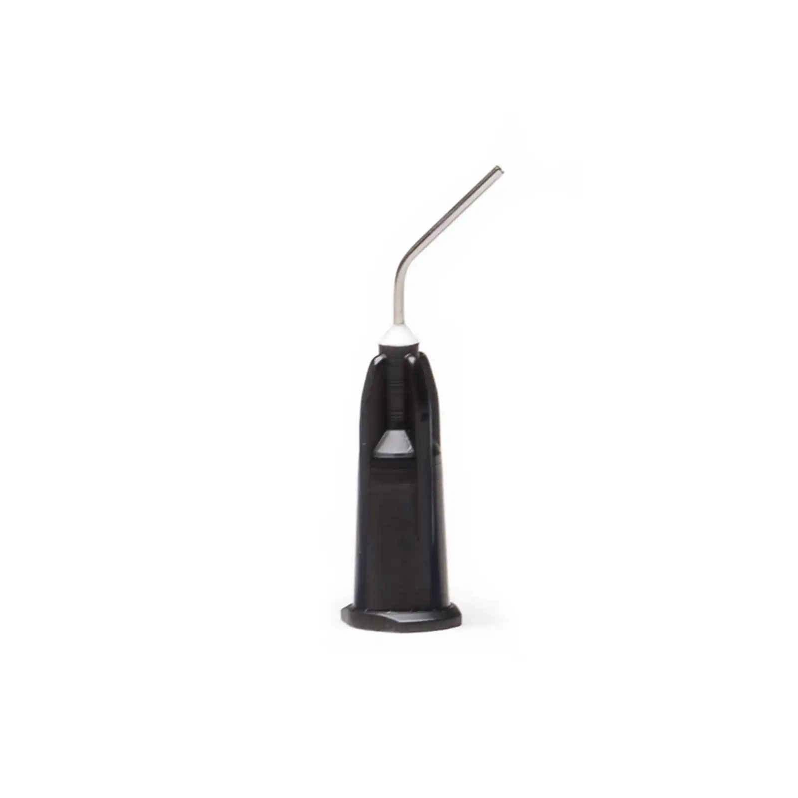 Pulpdent Pre-Bent Syringe Applicator Tips, 22 Gauge, 1/2 Inch, Black, Luer Lock, 100/Pk, 22K100