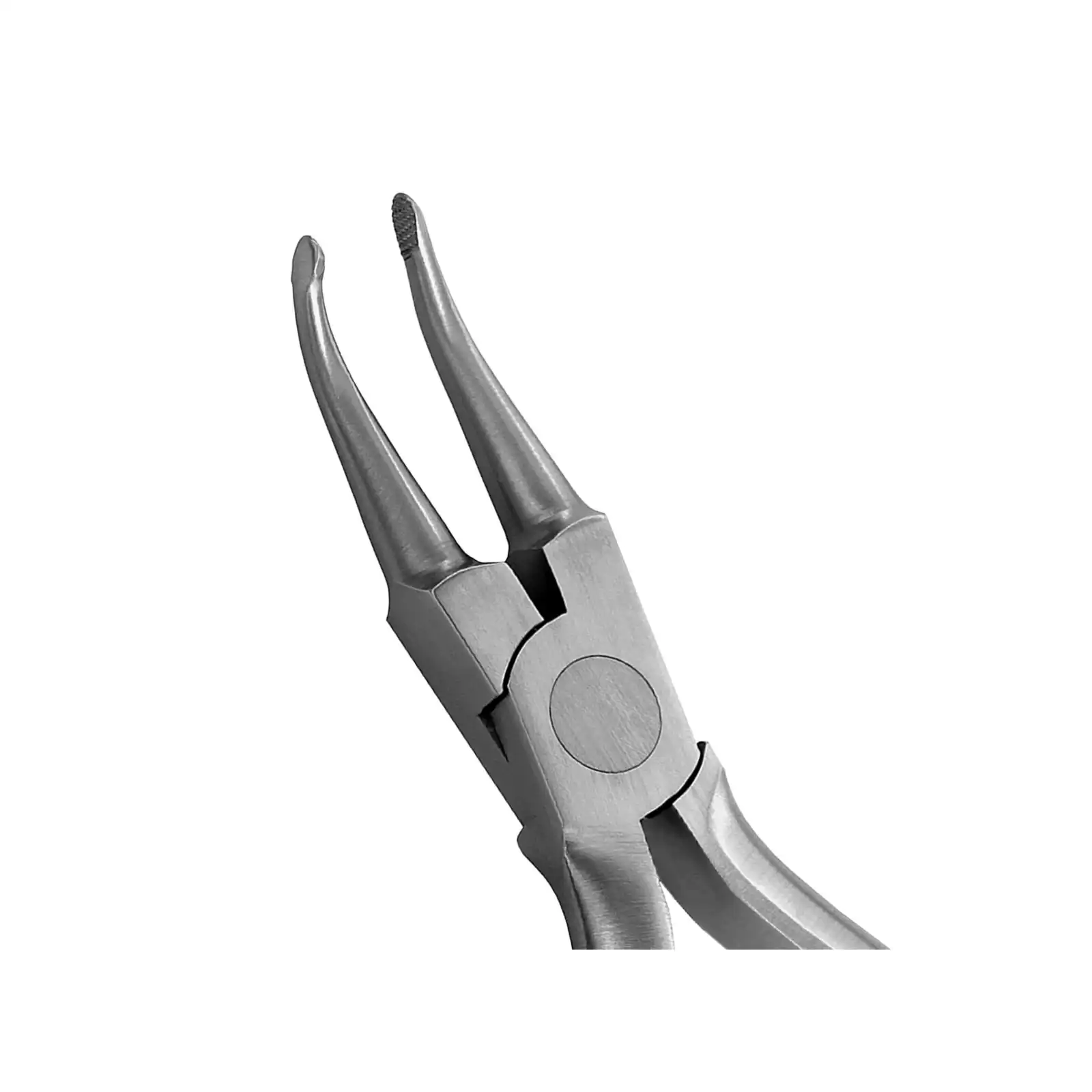 Hu-Friedy 678-204 How Offset Utility Pliers, 40° Angled Tips, Serrated, Stainless Steel, 1 Each