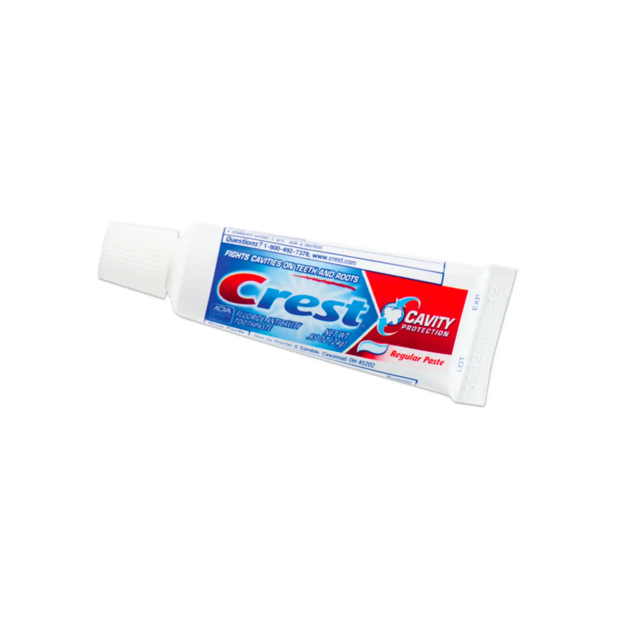 Crest Cavity Protection Toothpaste, Mint, 0.85 oz Tubes, 240/Case