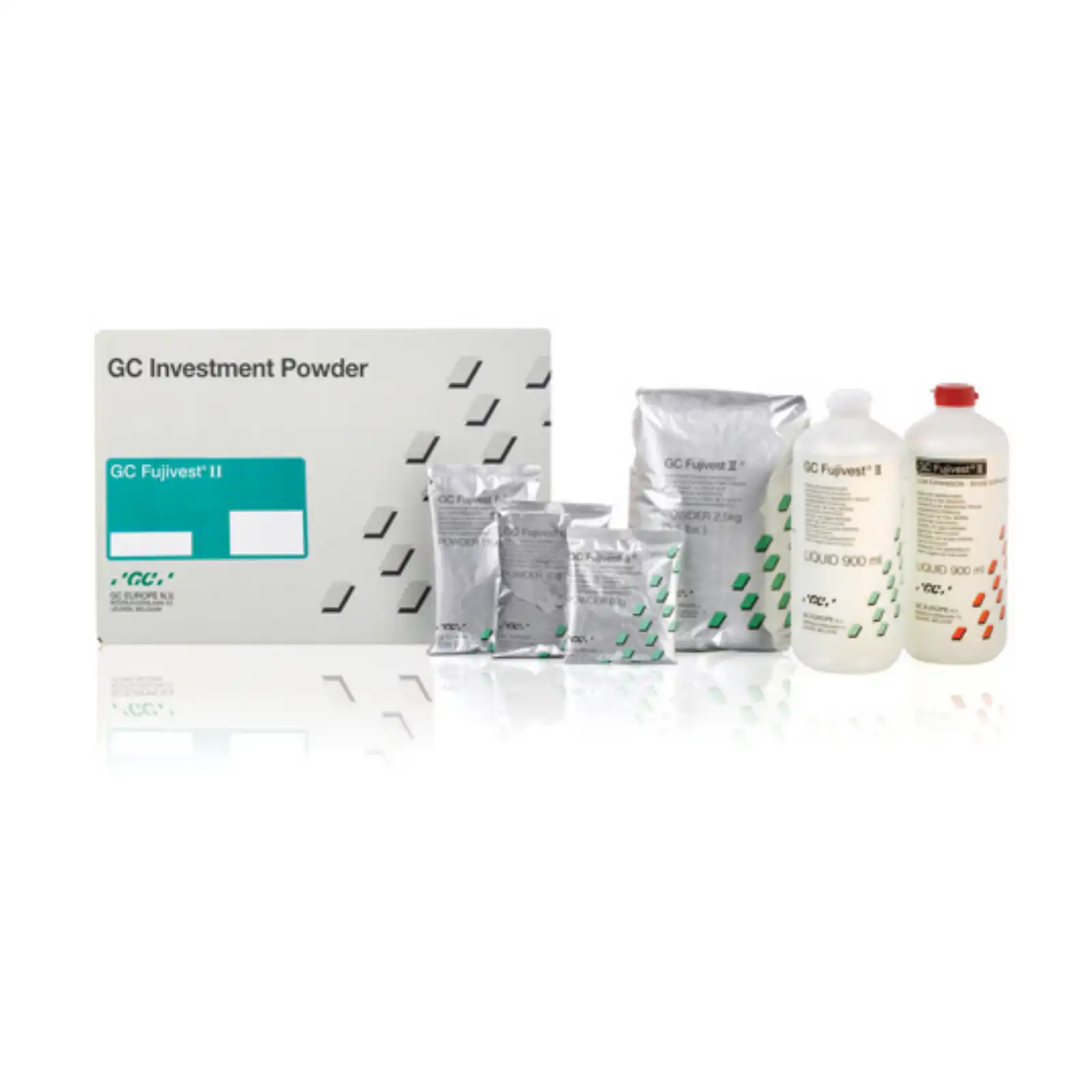 GC Fujivest II Phosphate-Bonded Investment Liquid, 900 mL Bottle with Measuring Vial, 800018