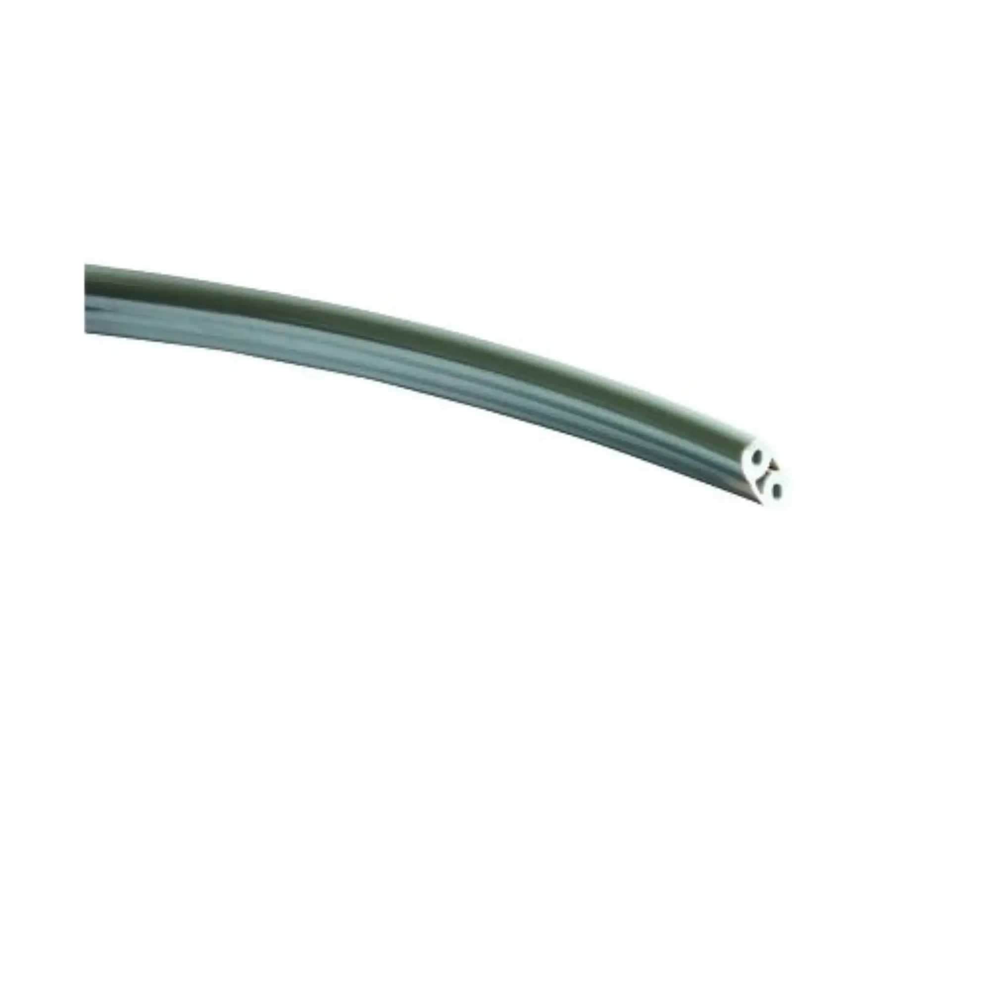 DCI International Syringe Tubing, 2 Hole, Asepsis Straight, Sterling, 12" (1 ft), 236