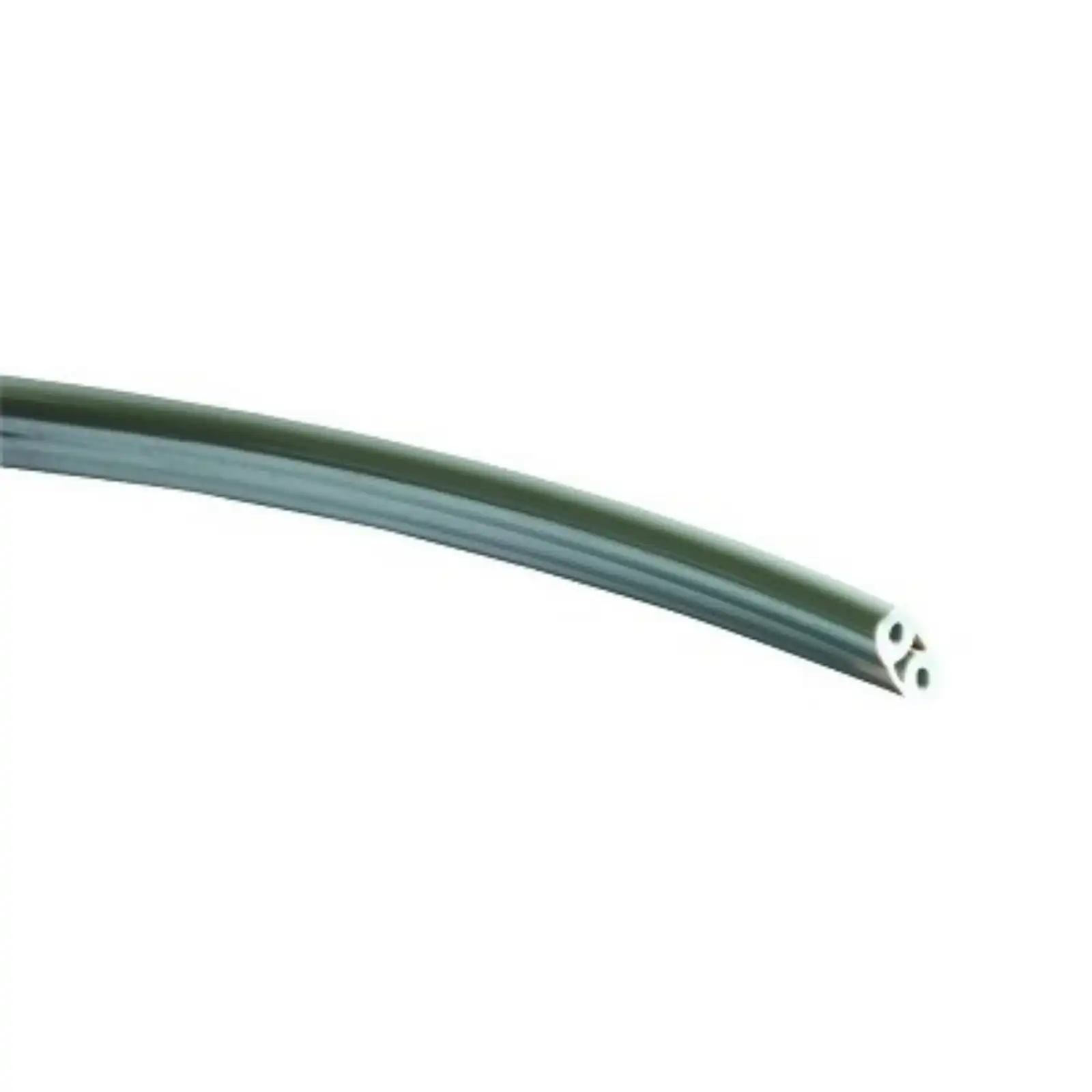 DCI International Syringe Tubing, 2-Hole Asepsis Straight, Sterling Finish, 100 ft/Box, 236B