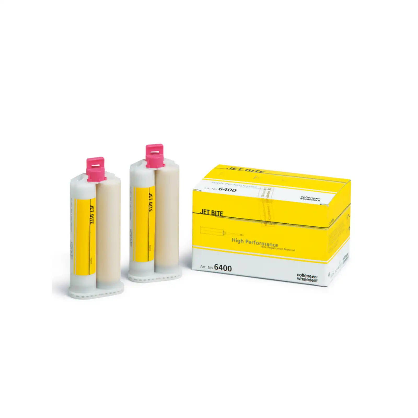 Coltene Jet Bite Bite Registration Vinylpolysiloxane, Regular Set, 50 mL Cartridges, Bulk Pack of 20, #C6410