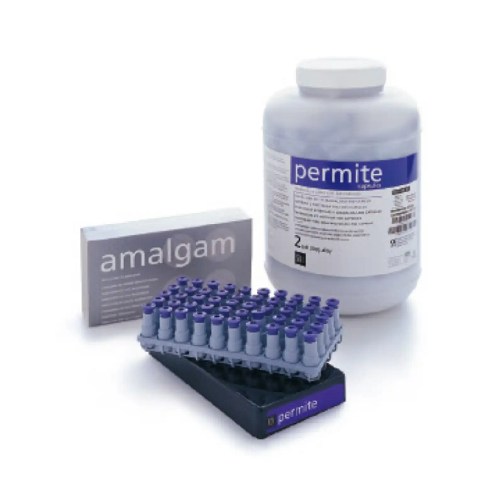 SDI Permite Dispersed Phase Amalgam Capsules, 2 Spill, ECT (Extra Carving Time), 600 mg, 50/Box, #4002101