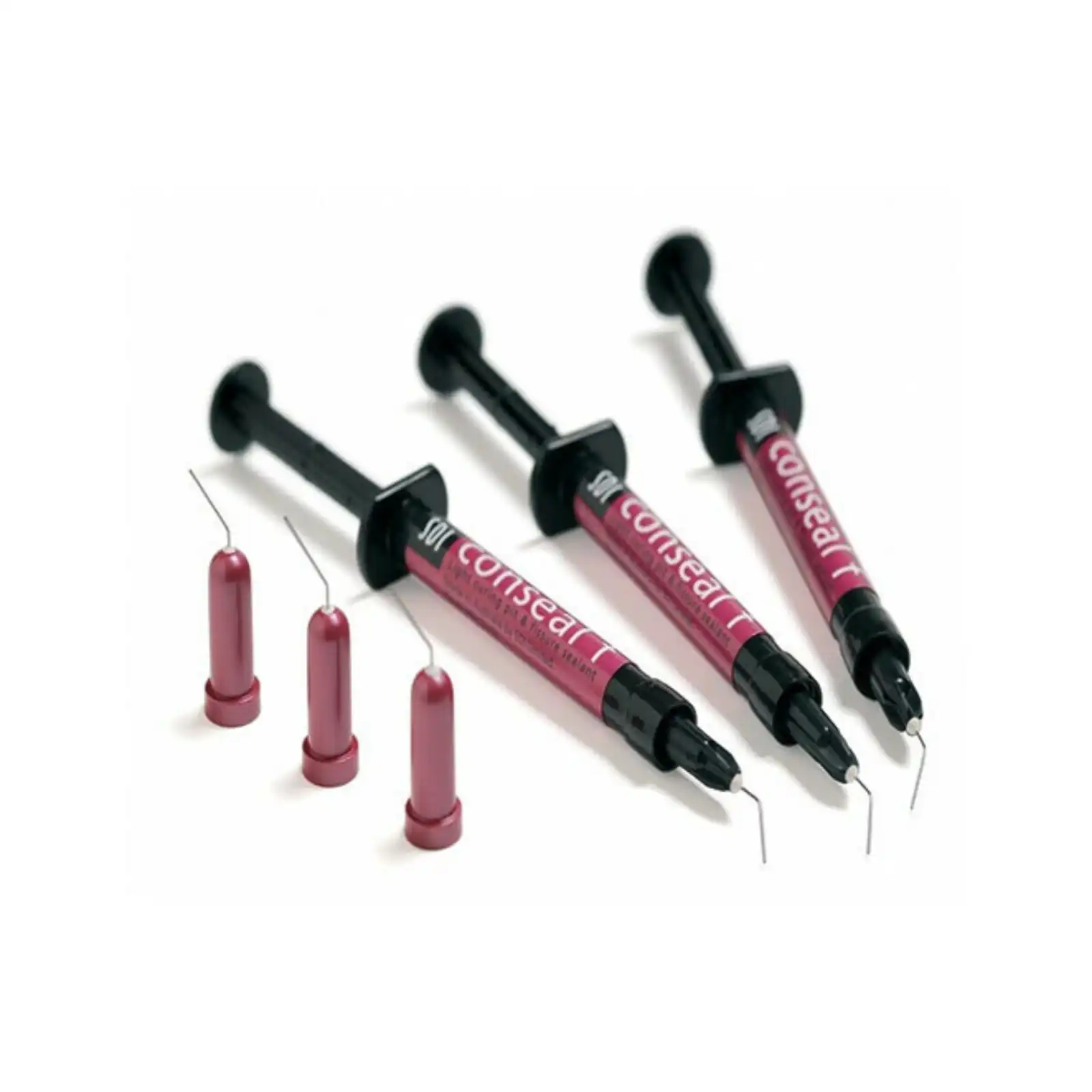SDI Conseal F / Super Etch LV Disposable Syringe Tips, 27 Gauge, Black, Bent, 20/Pk, 8100061