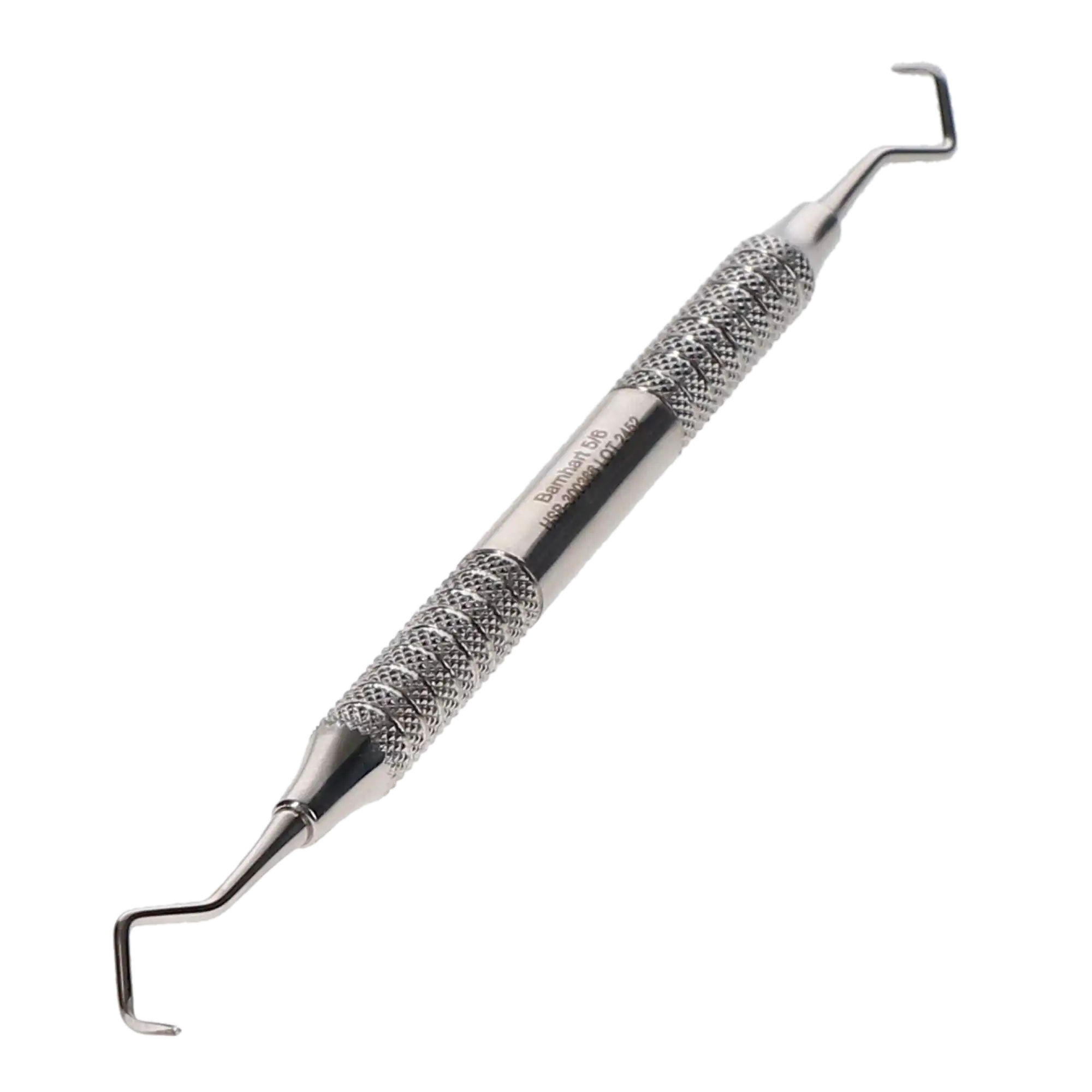 Barnhart Scaler Silk #5/6, Double-Ended Universal Curette, S.S. 304 Handle, AISI 440 Tips, 300366