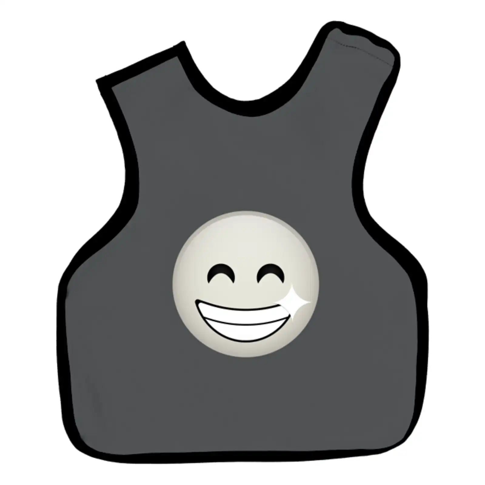 Palmero Cling Shield Child ProtectAll Lead-Free X-Ray Apron with Neck Collar, Black, 20" x 20", 0.3mm
