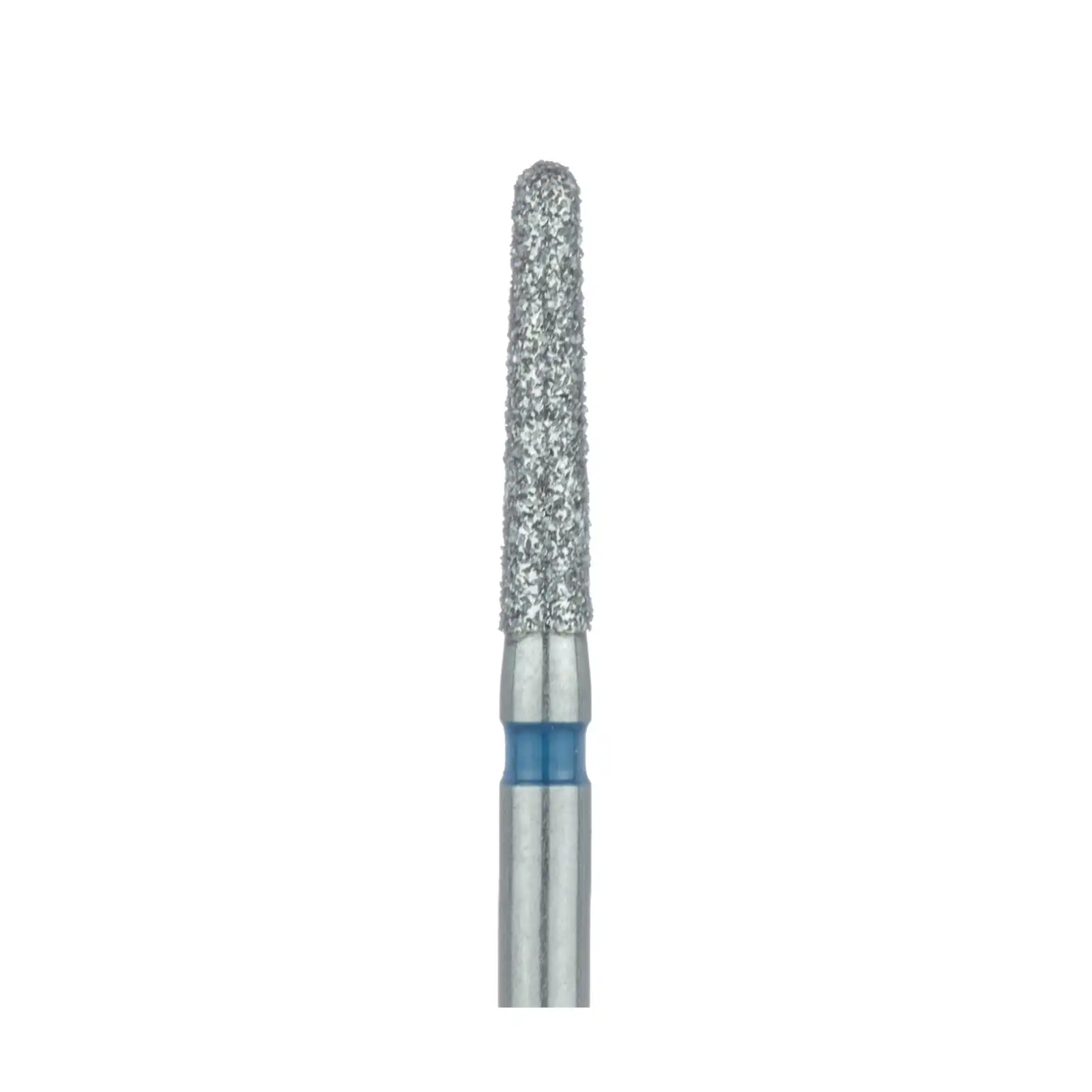 Meisinger Multi-Use Diamond Burs, FG, Round End Taper Chamfer, #850, 1.6 mm, Medium Grit, Blue Ring, 5/Pk, 850-016-FG