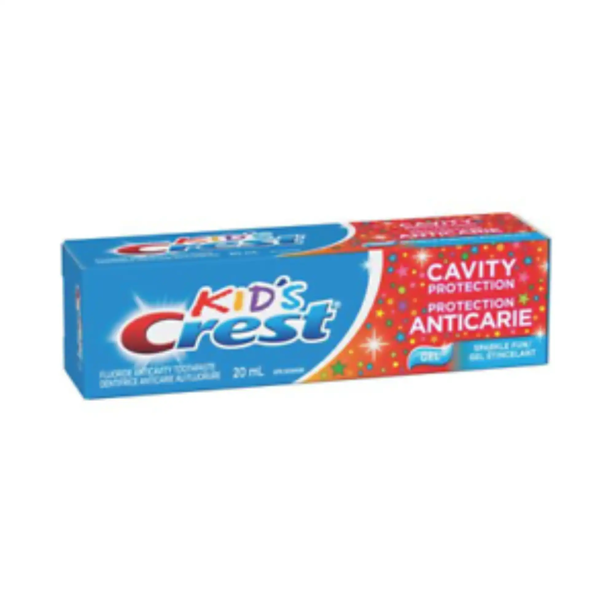 Crest Kids Sparkle Fun Toothpaste, 20ml Tube, 36/Pack