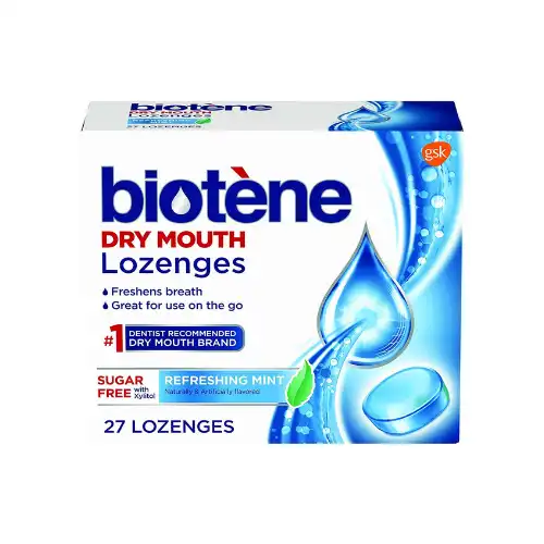 Biotene Dry Mouth Lozenges, Refreshing Mint, Sugar Free, 27 Count Box