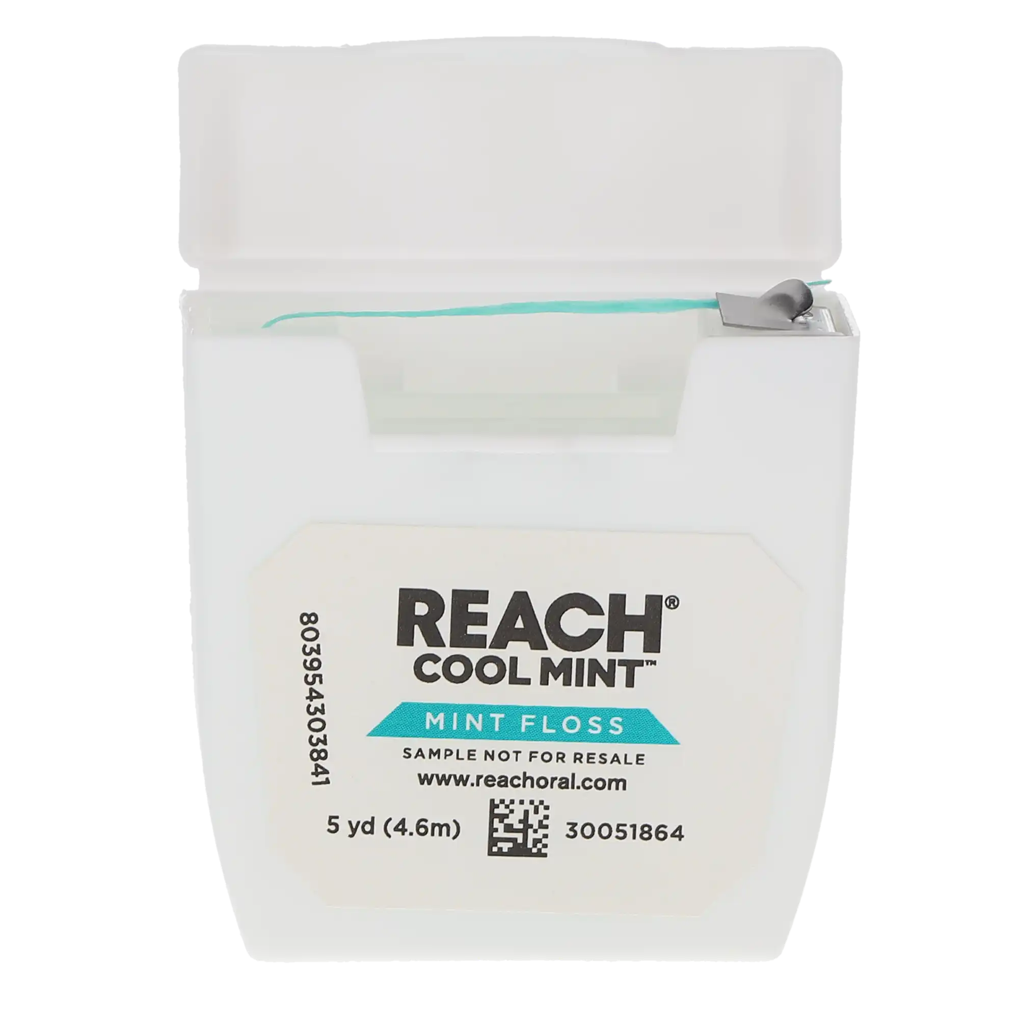 Reach/Listerine Cool Mint Dental Floss, Waxed, 5 yd, 144/Case, 523521600