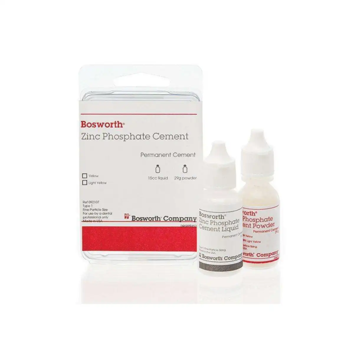 Keystone Zinc Phosphate Cement Liquid, 15cc Bottle