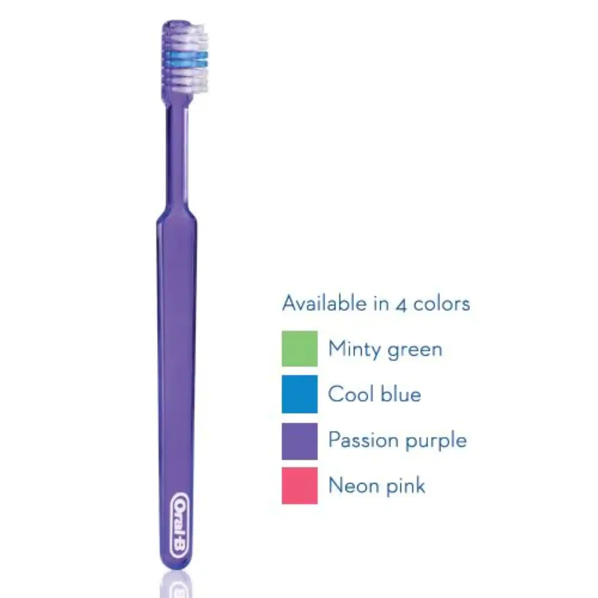 Oral-B 20 Series Toothbrush, Soft, Assorted Colors, 12/Box, 80249956/80345513