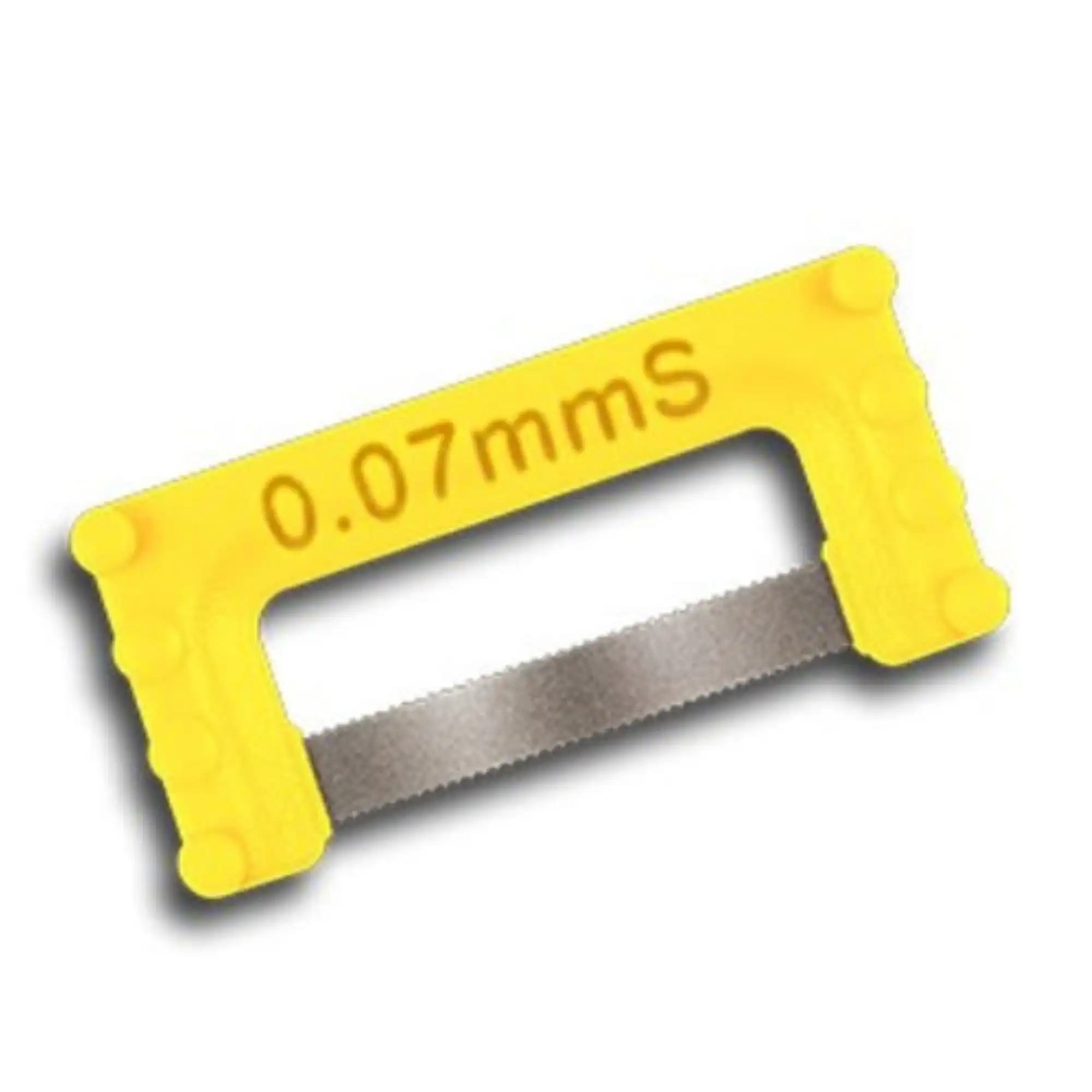 ContacEZ IPR Strip System, Yellow Starter, Single-Sided X-Fine Serrated, 0.07mm, 8/Pack, 32108