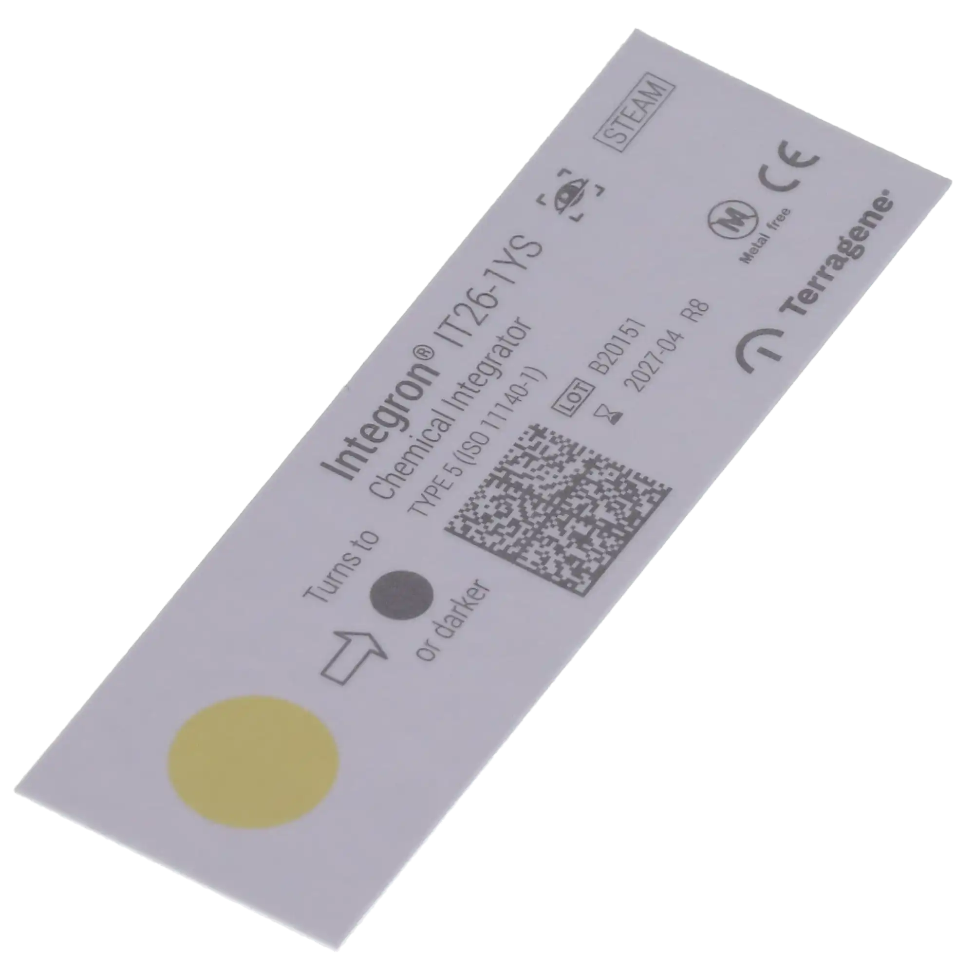 Class 5 Chemical Steam Integrators, 200/Pack, 100580