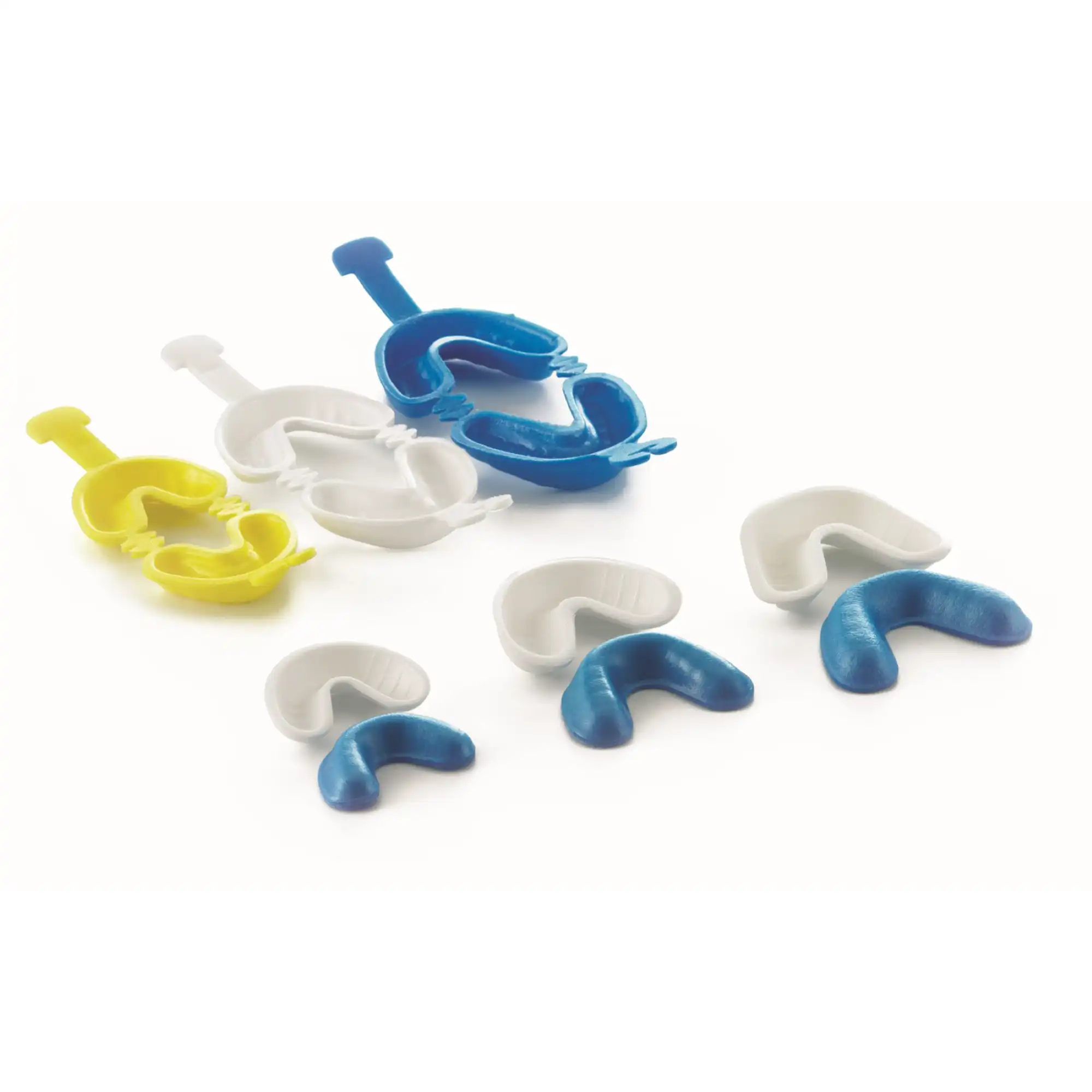 DentiCare Fluoride Trays Foam Single Arch, Small, Yellow, 50/Pk, 10030-SUN