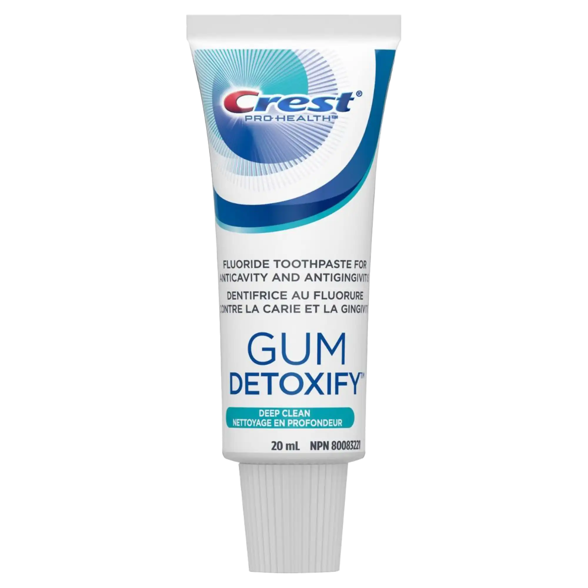Crest Gum Detoxify Toothpaste, 20 ml, 36/Pack, 80365562